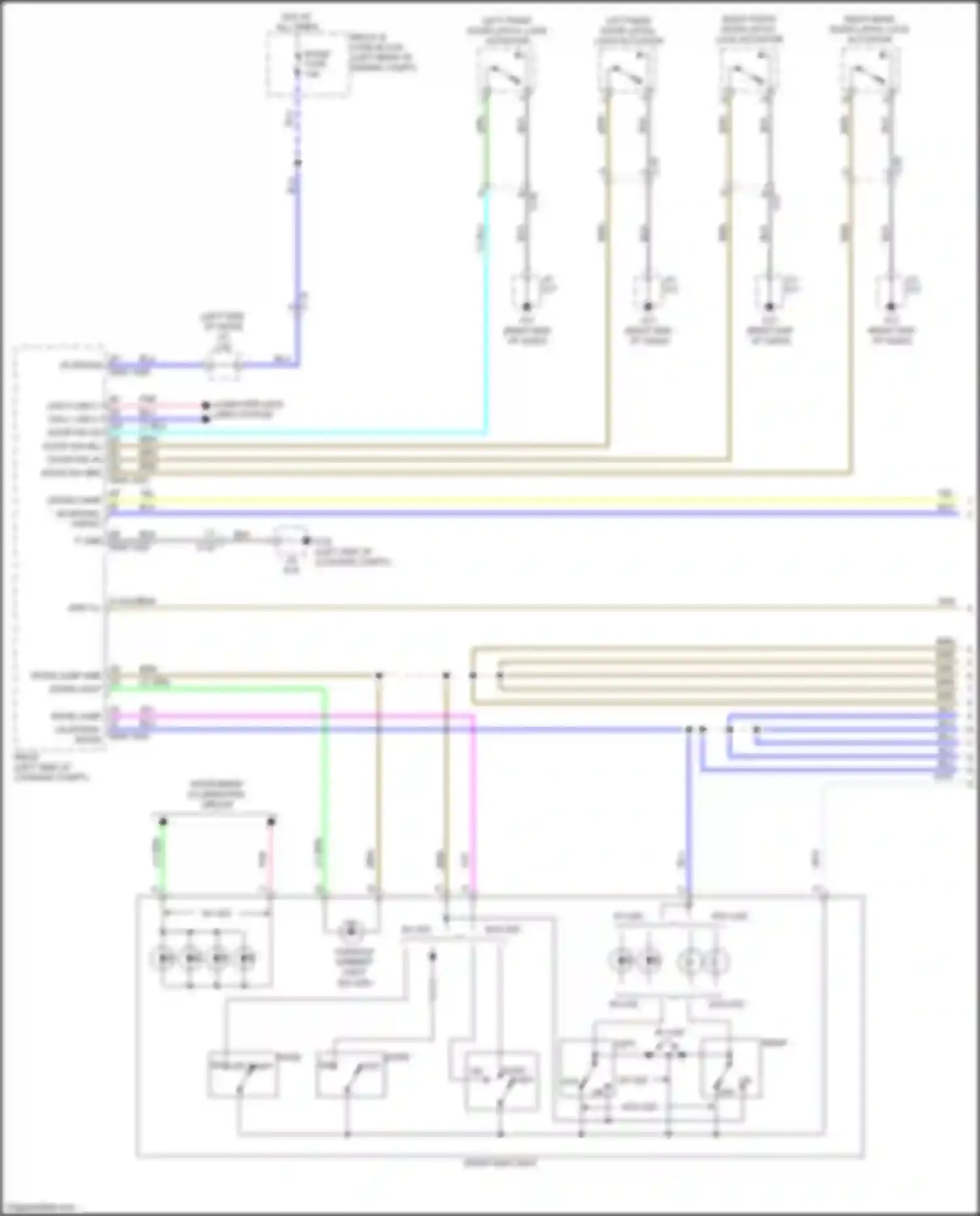 Wiring diagram on off for Mazda CX-5 II (2017-2022) (1 of 2)