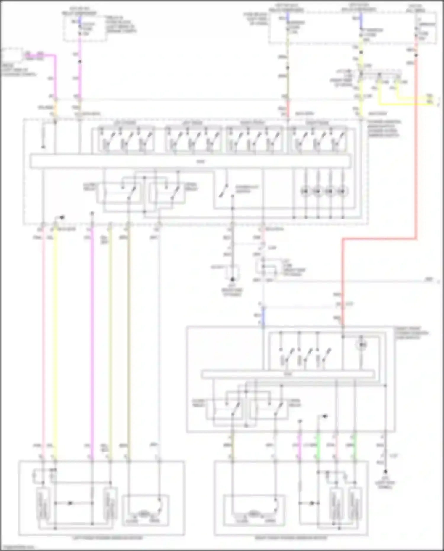 Wiring diagram power-cut switch for Mazda CX-5 II (2017-2022) (1 of 2)