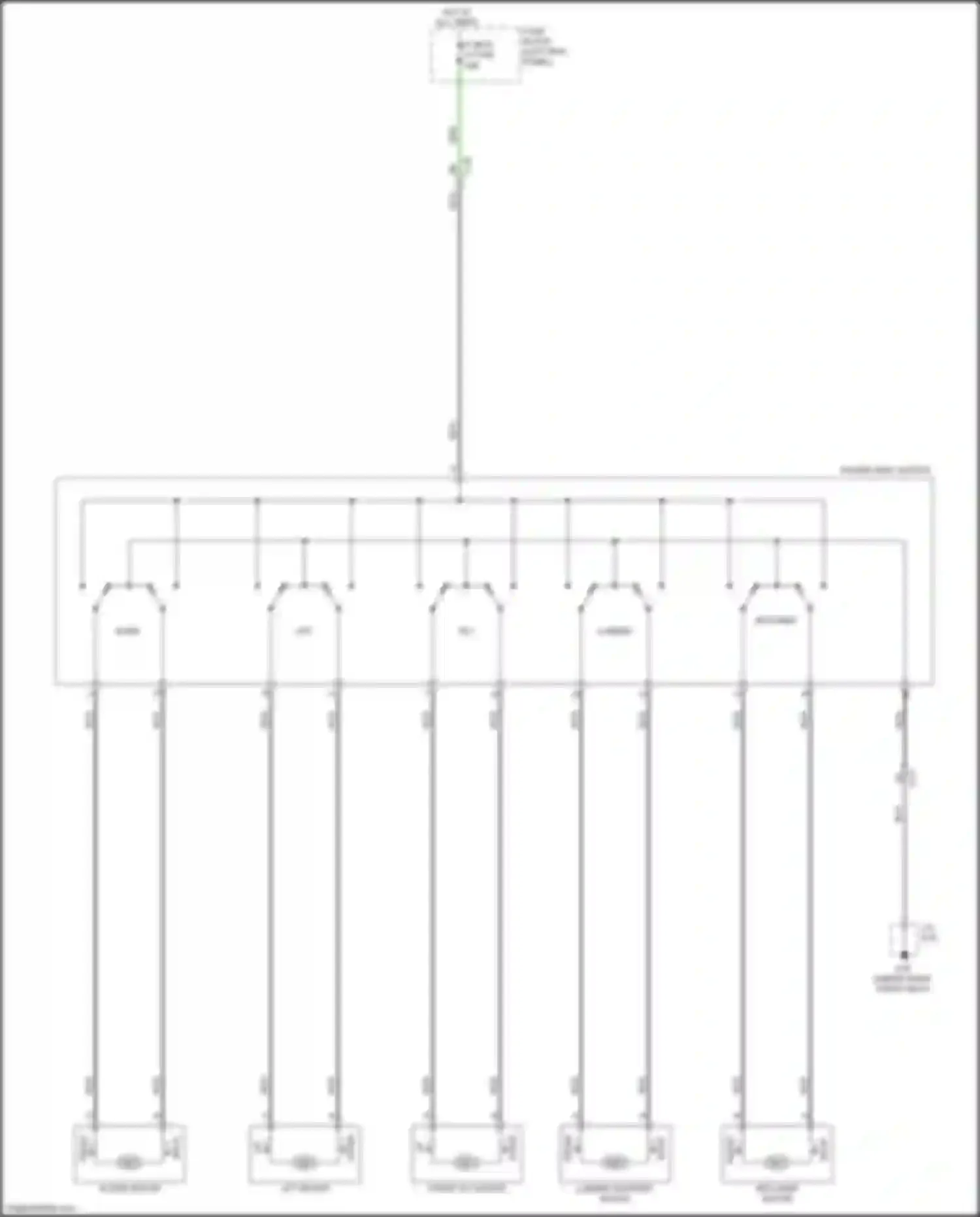 Wiring diagram recliner motor for Mazda CX-5 II (2017-2022) (1 of 2)
