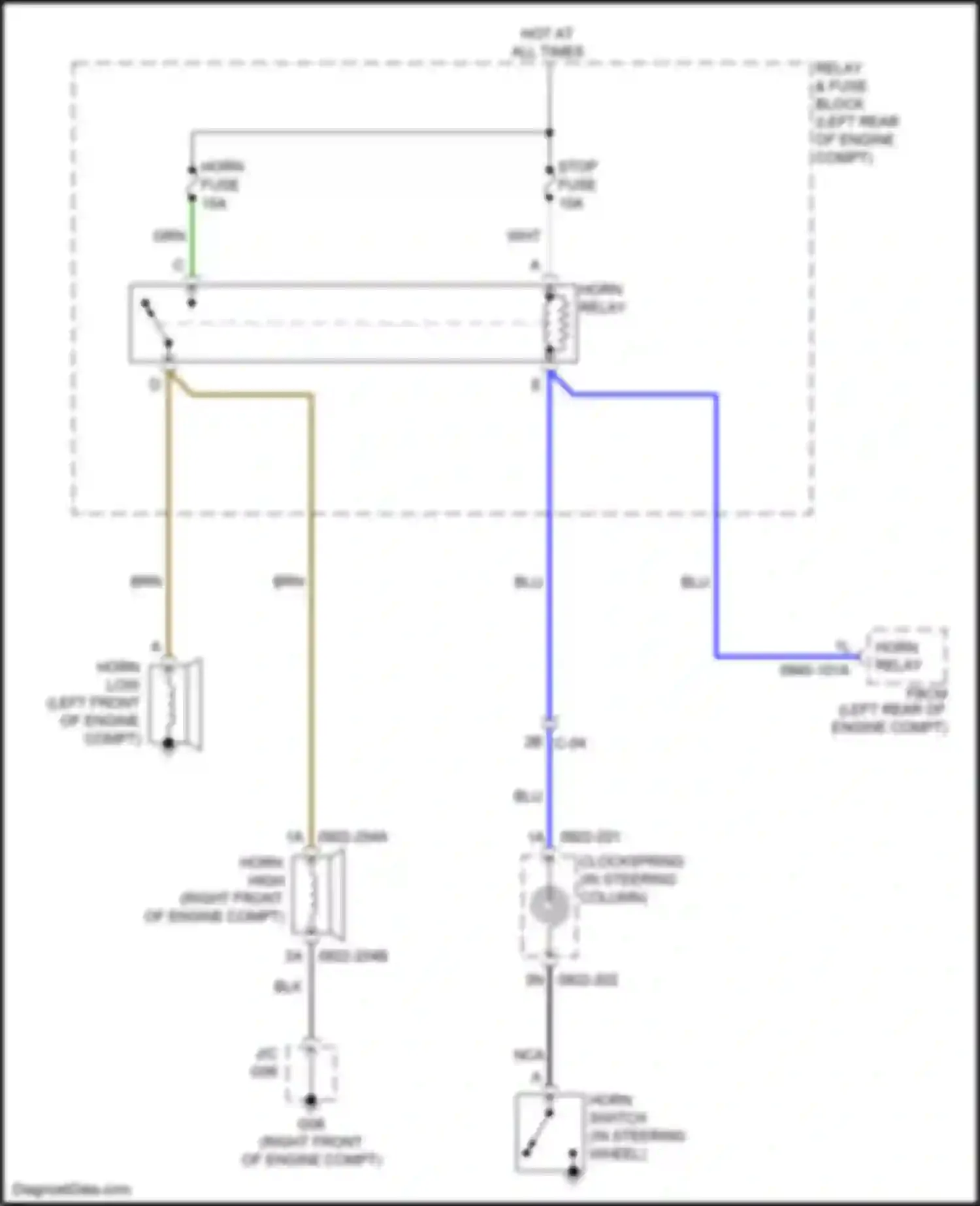 Wiring diagram stop fuse for Mazda CX-5 II (2017-2022) (4 of 8)