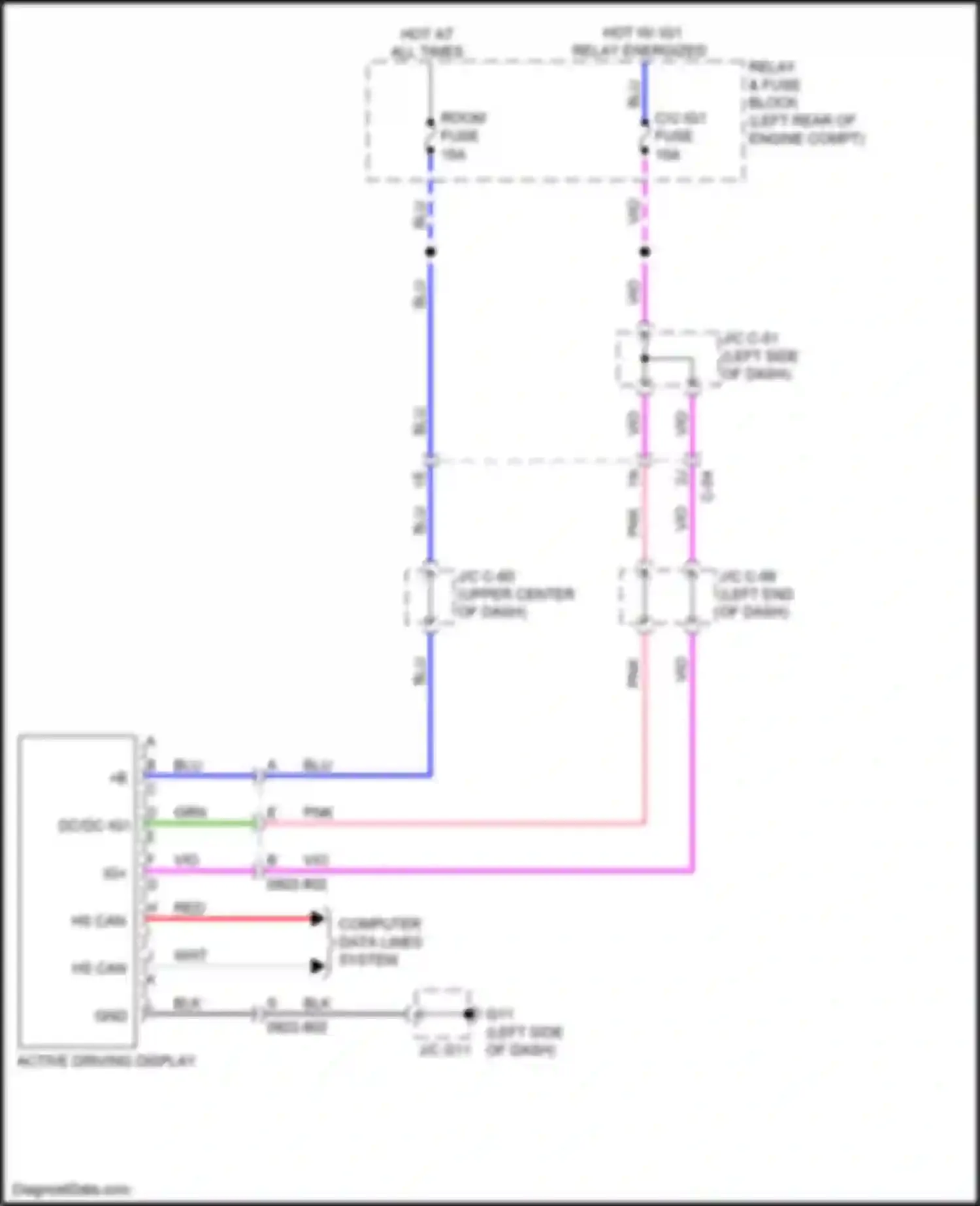 Wiring diagram wht for Mazda CX-5 II (2017-2022) (68 of 132)