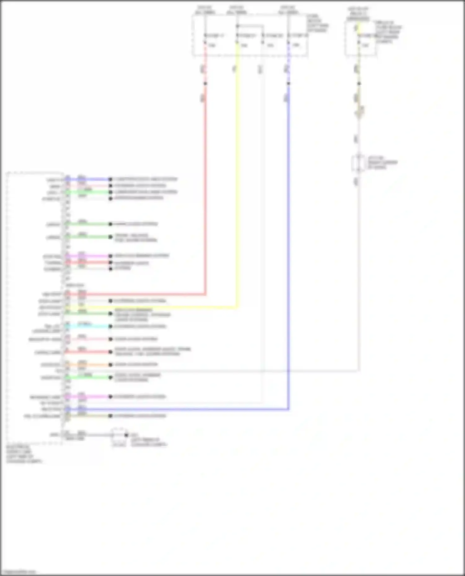 CX-50 Mazda I (2021-2024): Electrical supply unit circuit (1 of 2)