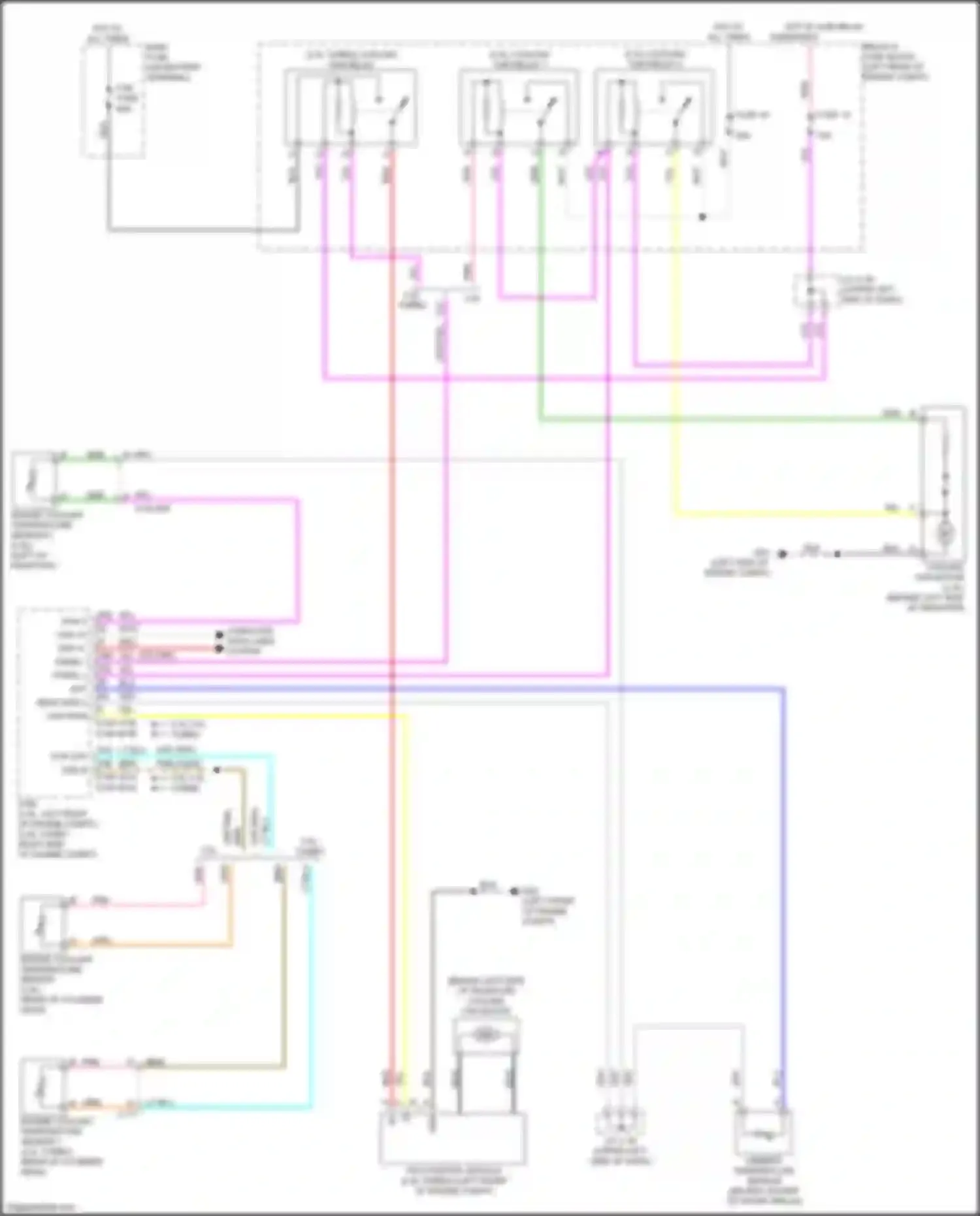 CX-50 Mazda I (2021-2024): Cooling fan circuit