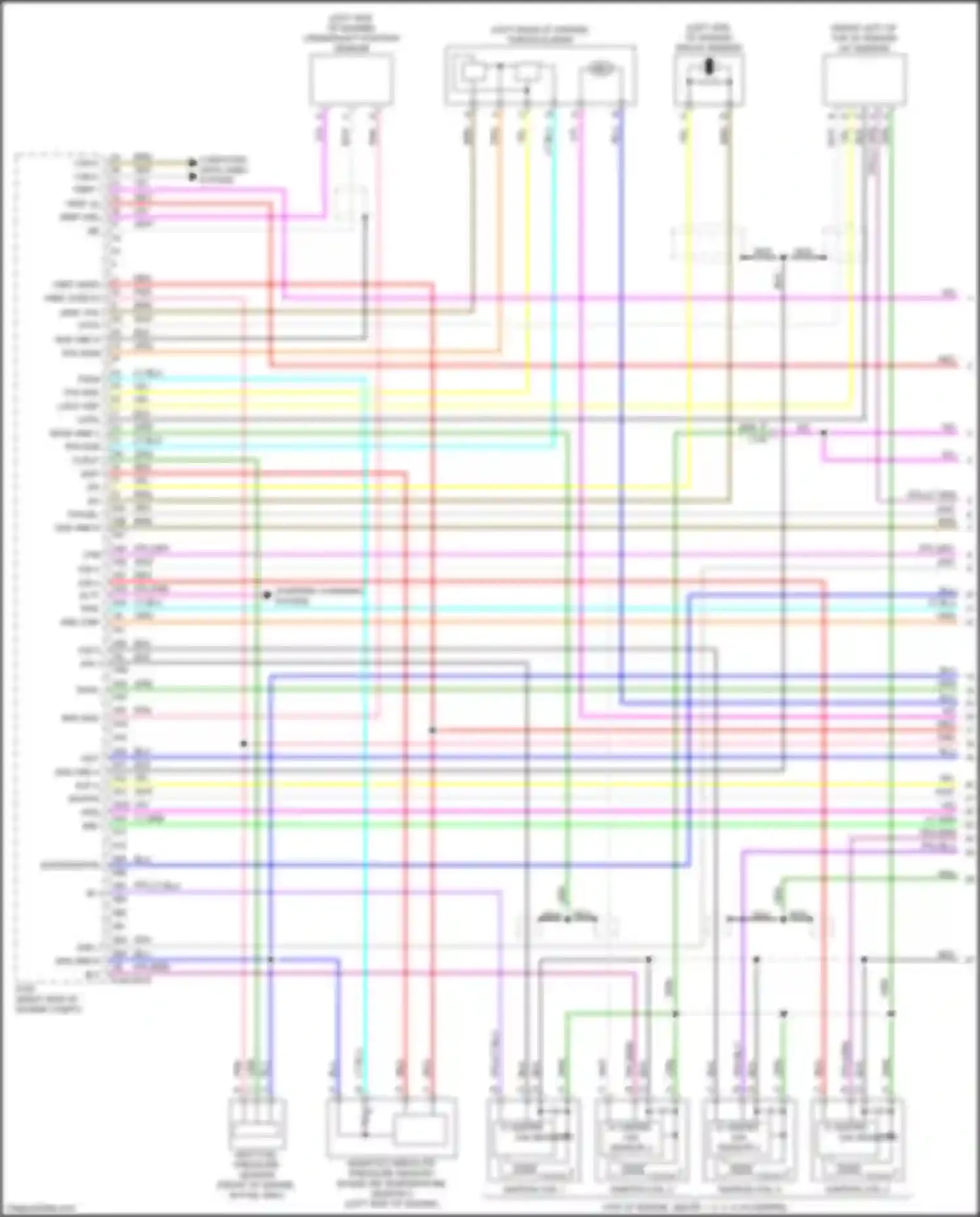 CX-50 Mazda I (2021-2024): Wiring diagram engine performance 2.5l turbo skyactiv (1 of 6)