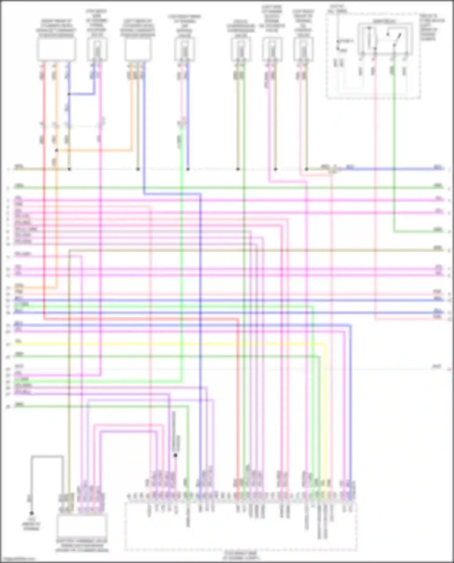 CX-50 Mazda I (2021-2024): Wiring diagram engine performance 2.5l turbo skyactiv (3 of 6)