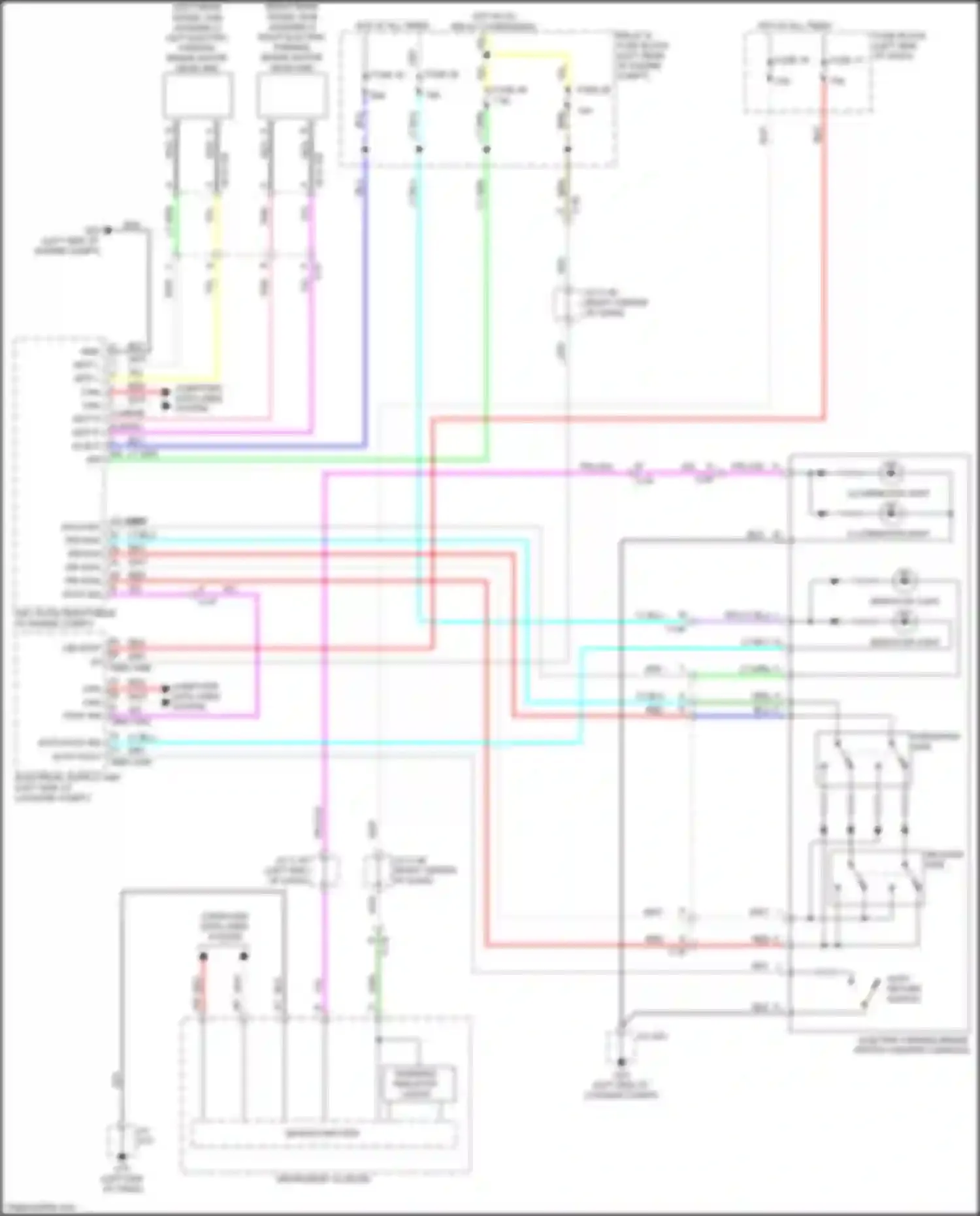 CX-50 Mazda I (2021-2024): Park brake release circuit