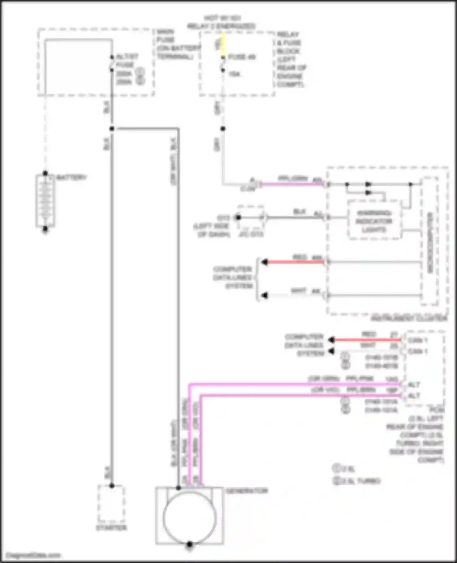 CX-50 Mazda I (2021-2024): Charging circuit