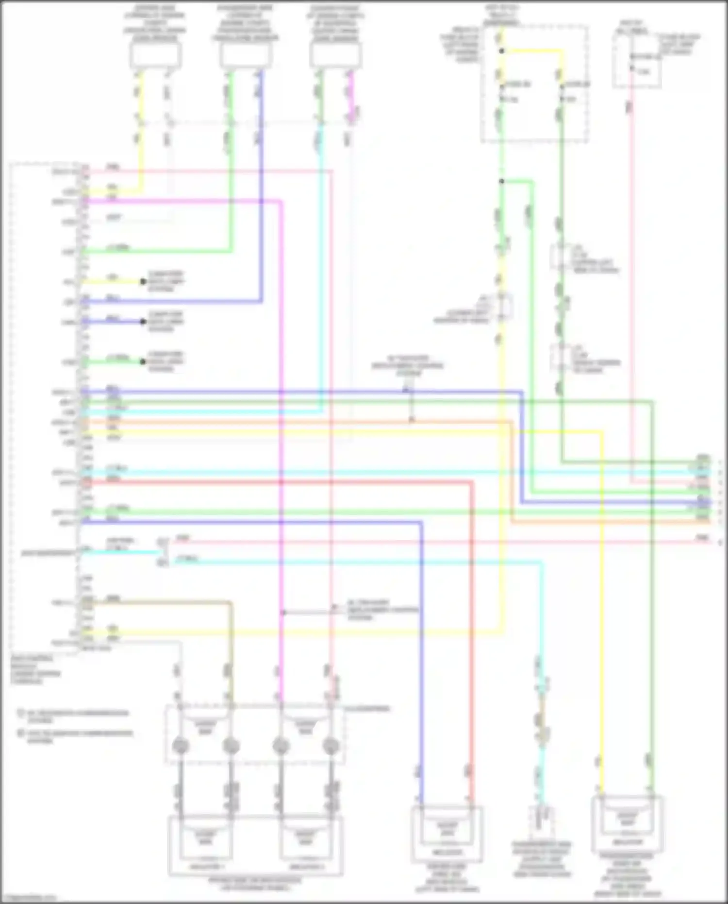 CX-50 Mazda I (2021-2024): Supplemental restraints circuit (1 of 4)