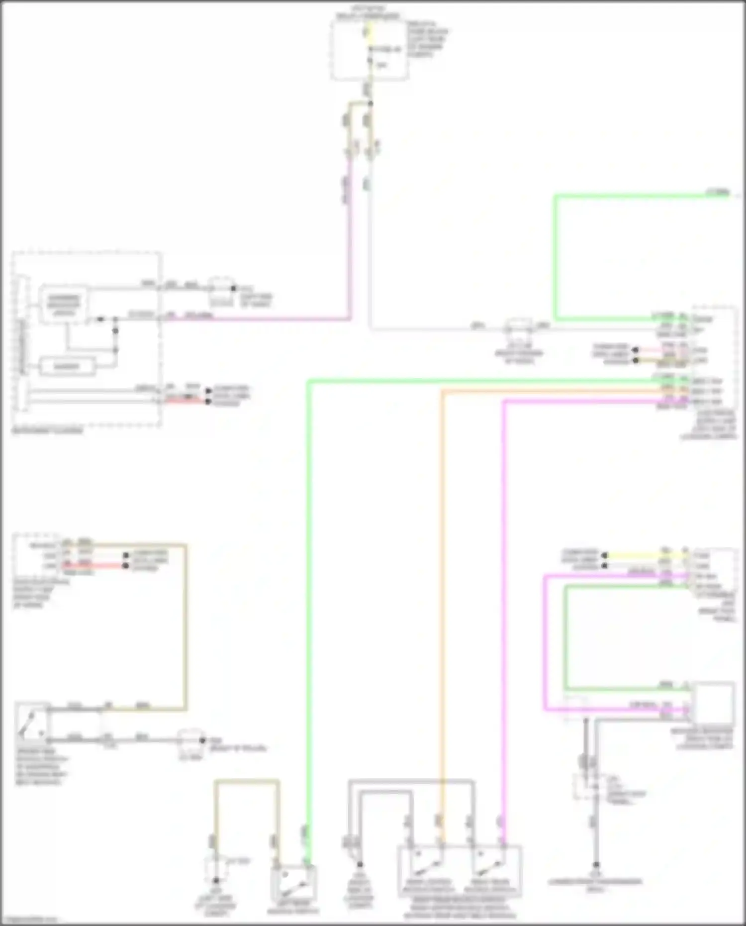 CX-50 Mazda I (2021-2024): Warning systems circuit (1 of 2)