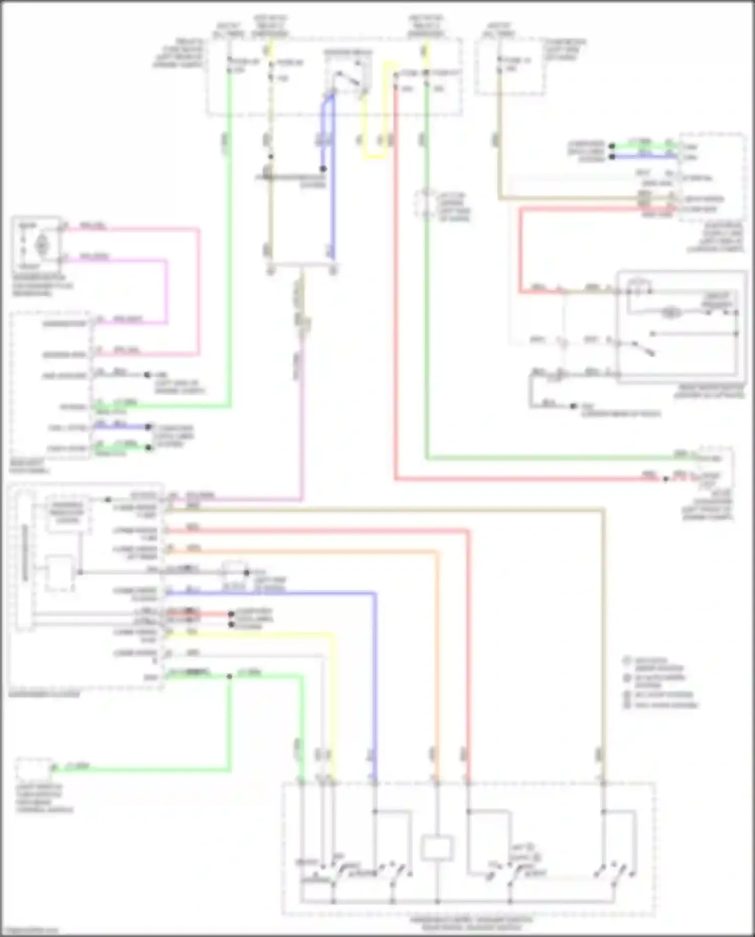 CX-50 Mazda I (2021-2024): Rear wiper/washer circuit
