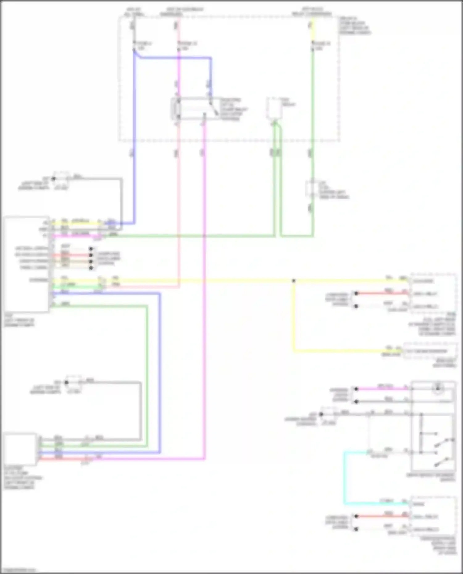 Wiring diagram blu for Mazda CX-50 I (2021-2024) (1 of 102)