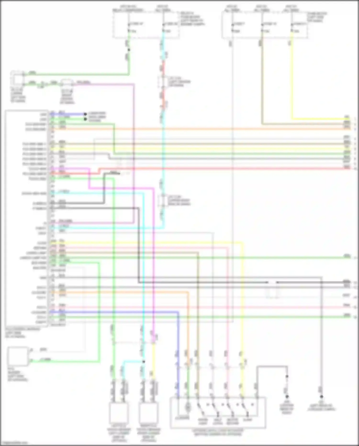 Wiring diagram blu for Mazda CX-50 I (2021-2024) (49 of 102)