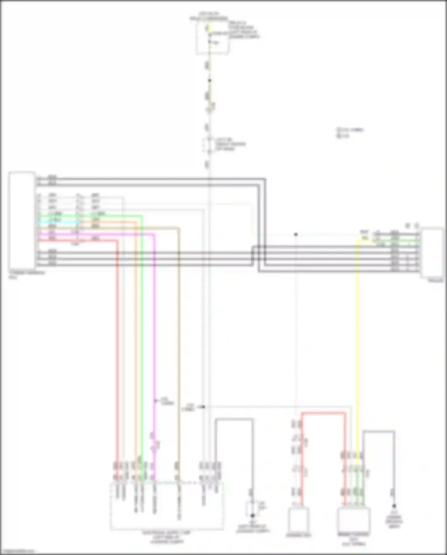 Wiring diagram brake control ecu for Mazda CX-50 I (2021-2024) (2 of 2)
