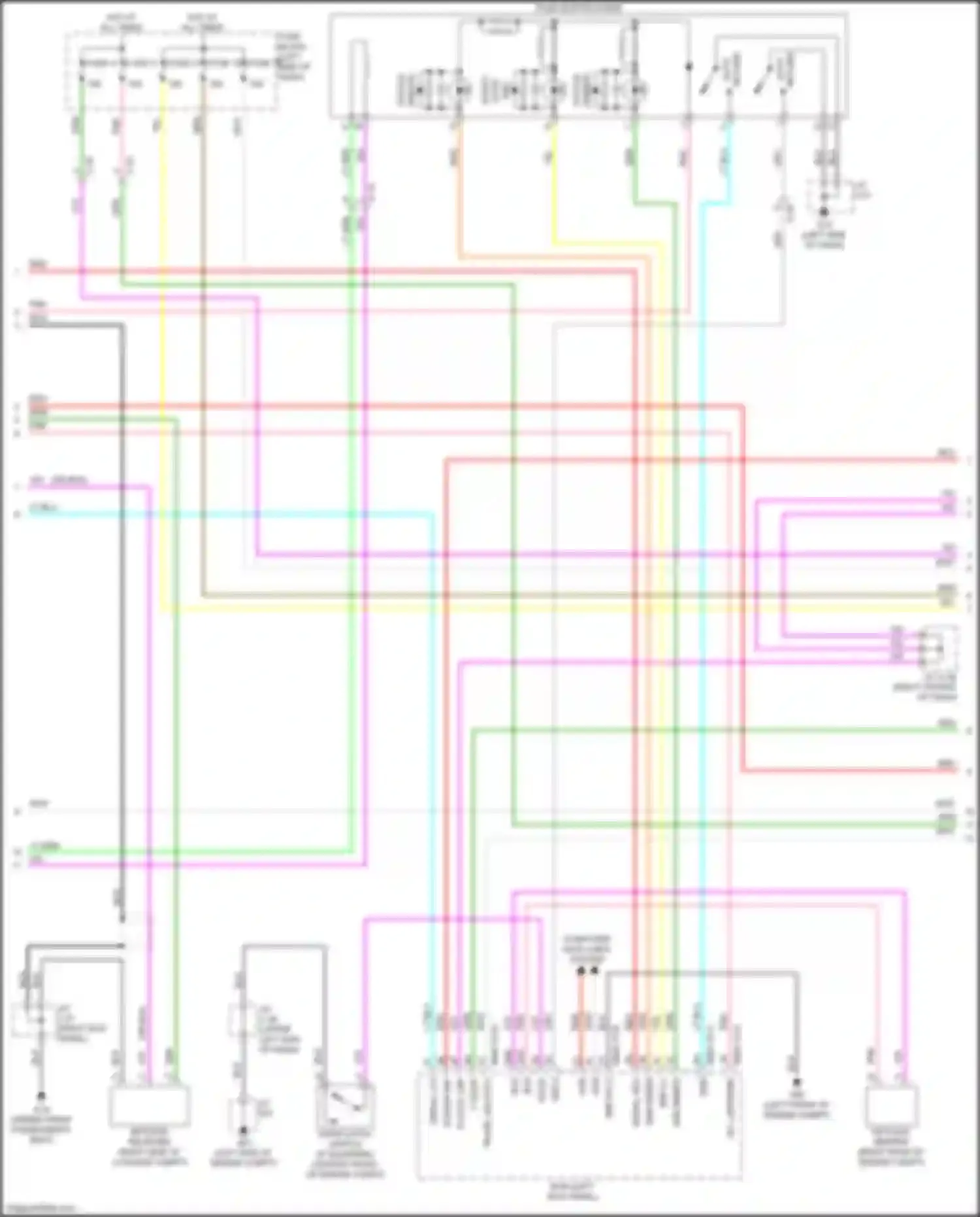 Wiring diagram buz p for Mazda CX-50 I (2021-2024) (1 of 3)