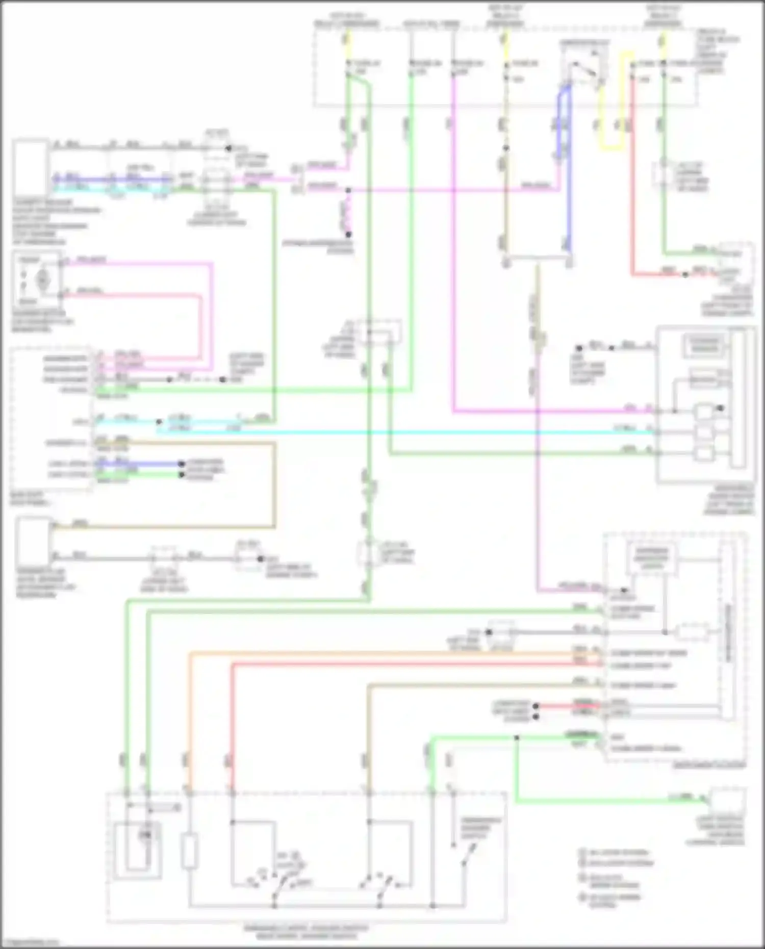 Wiring diagram combi wiper int timer for Mazda CX-50 I (2021-2024) (1 of 2)