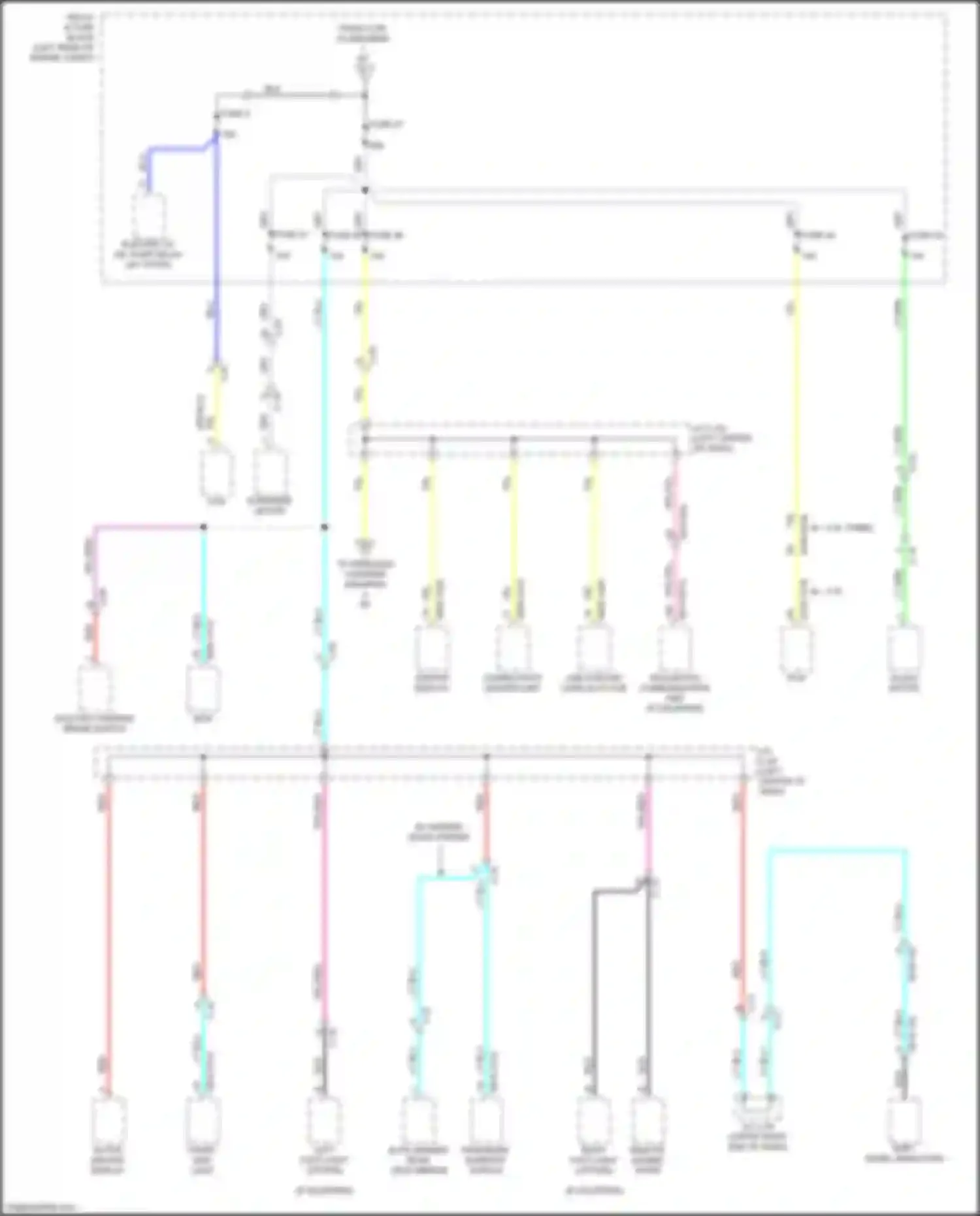 Wiring diagram fuse 45 for Mazda CX-50 I (2021-2024) (1 of 3)