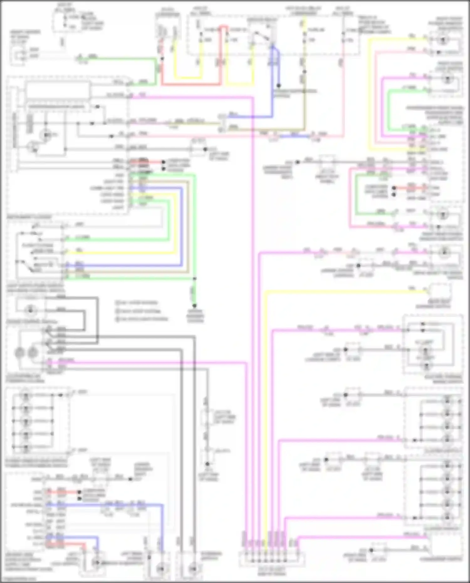 Wiring diagram relay & fuse block for Mazda CX-50 I (2021-2024)