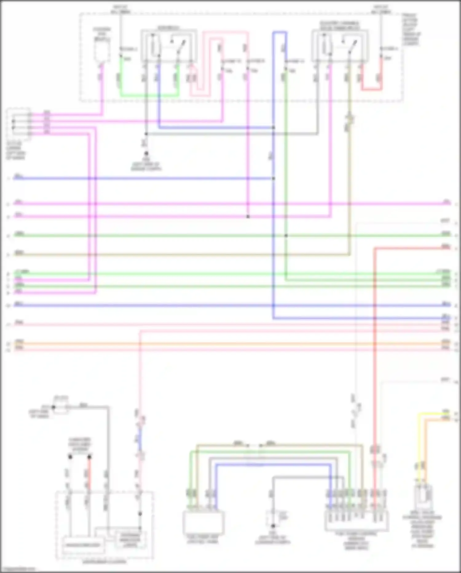 Wiring diagram electric variable valve timing relay for Mazda CX-50 I (2021-2024)