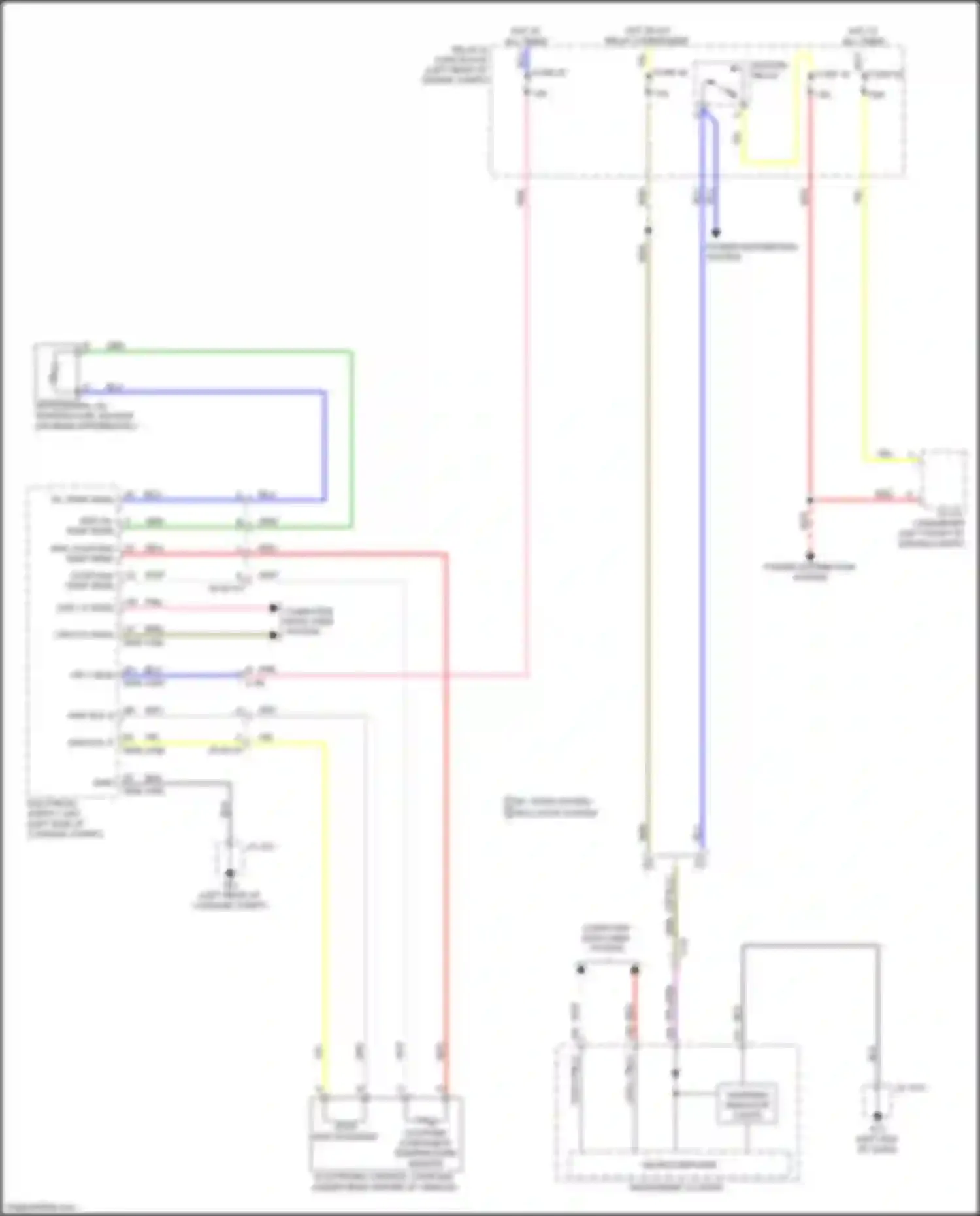 Wiring diagram relay & fuse block for Mazda CX-50 I (2021-2024)
