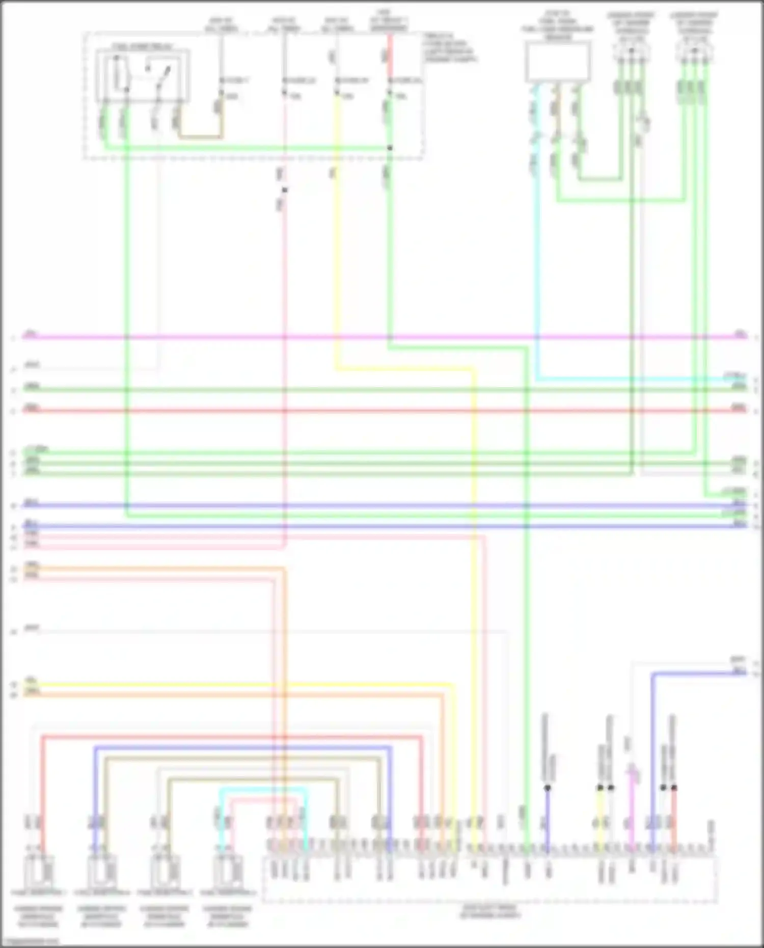 Wiring diagram data lines system for Mazda CX-50 I (2021-2024)