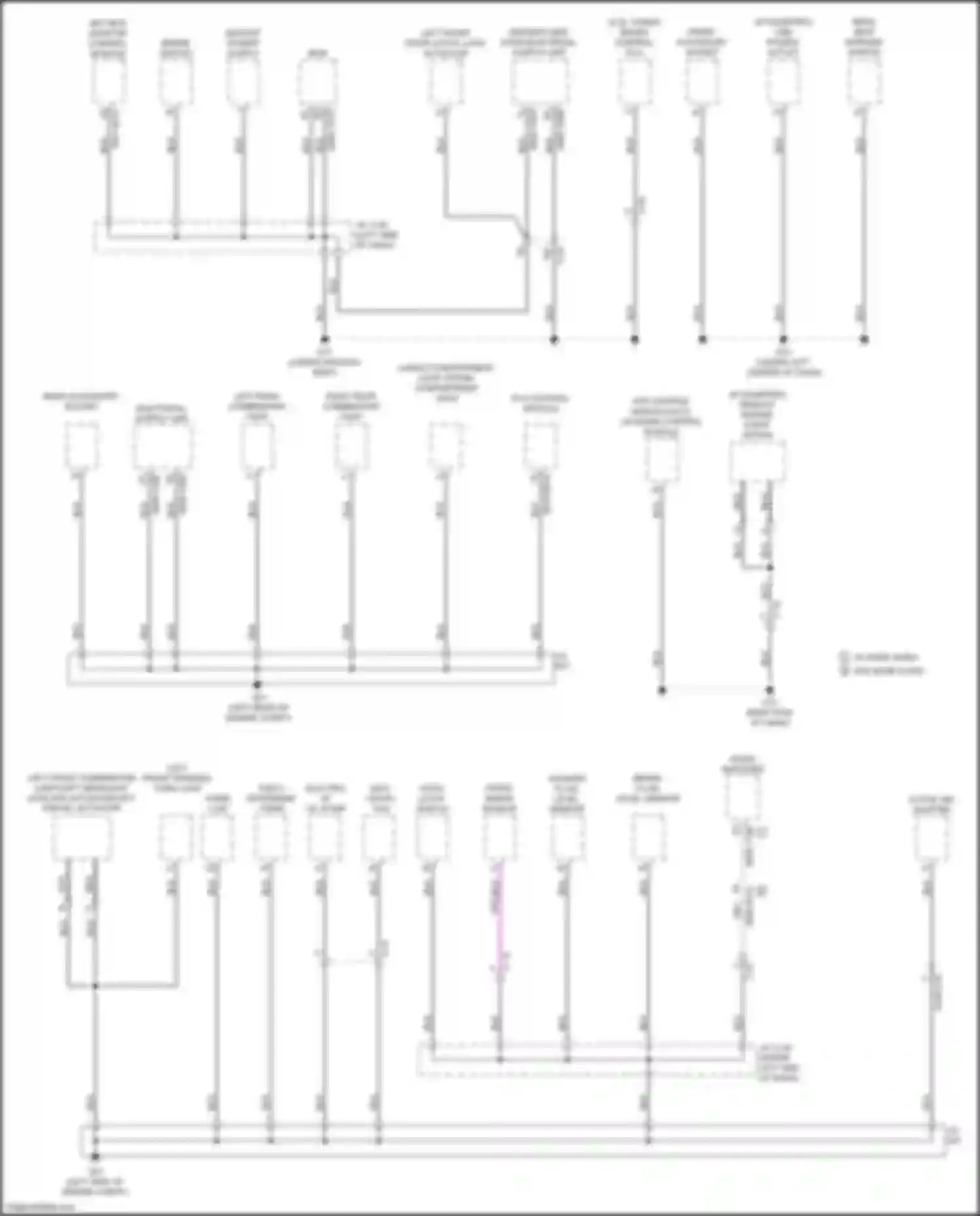 Wiring diagram left front parking/ turn light for Mazda CX-50 I (2021-2024) (1 of 2)