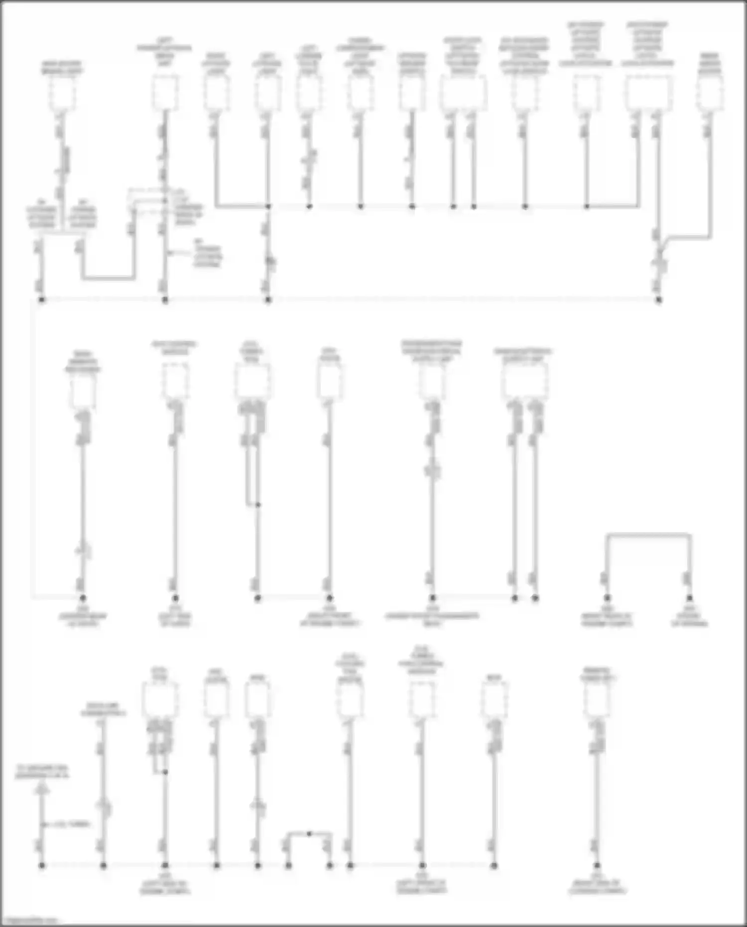 Wiring diagram left liftgate light for Mazda CX-50 I (2021-2024) (3 of 3)