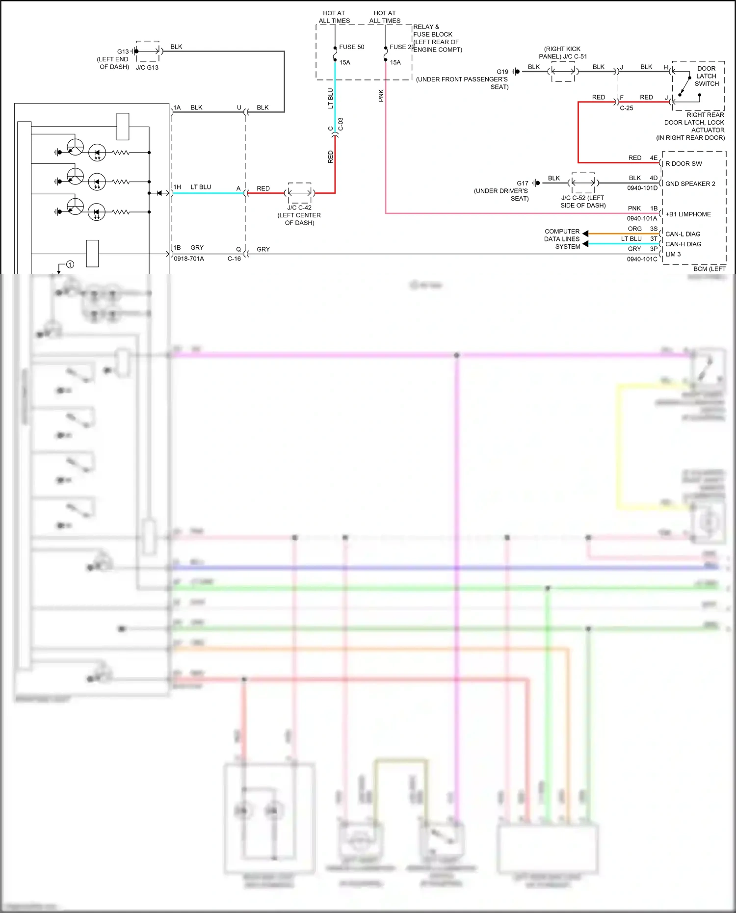 Mazda CX-50 I (2021-2024) microcomputer wiring diagram  (3 of 30)