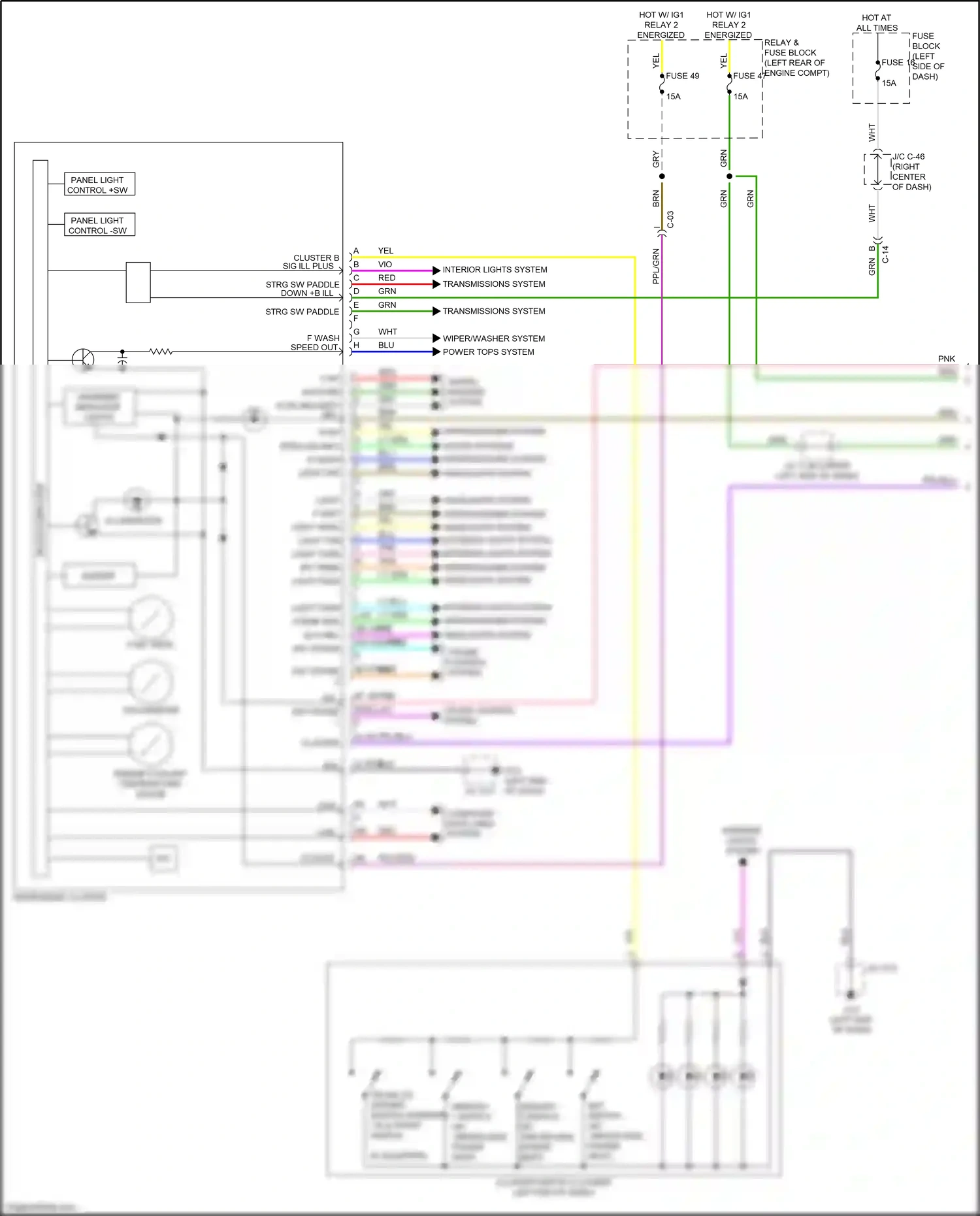 Mazda CX-50 I (2021-2024) microcomputer wiring diagram  (6 of 30)