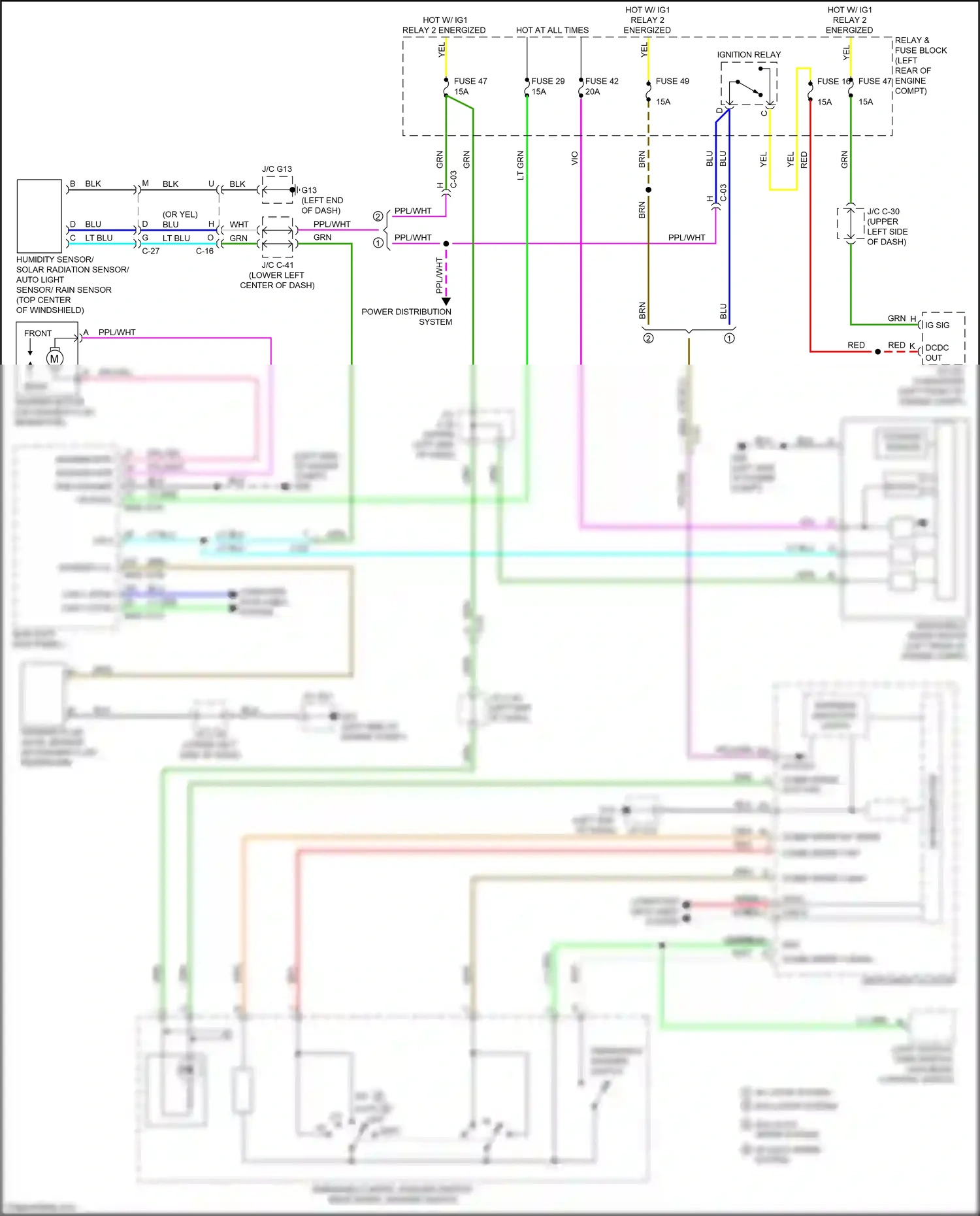 Mazda CX-50 I (2021-2024) microcomputer wiring diagram  (15 of 30)