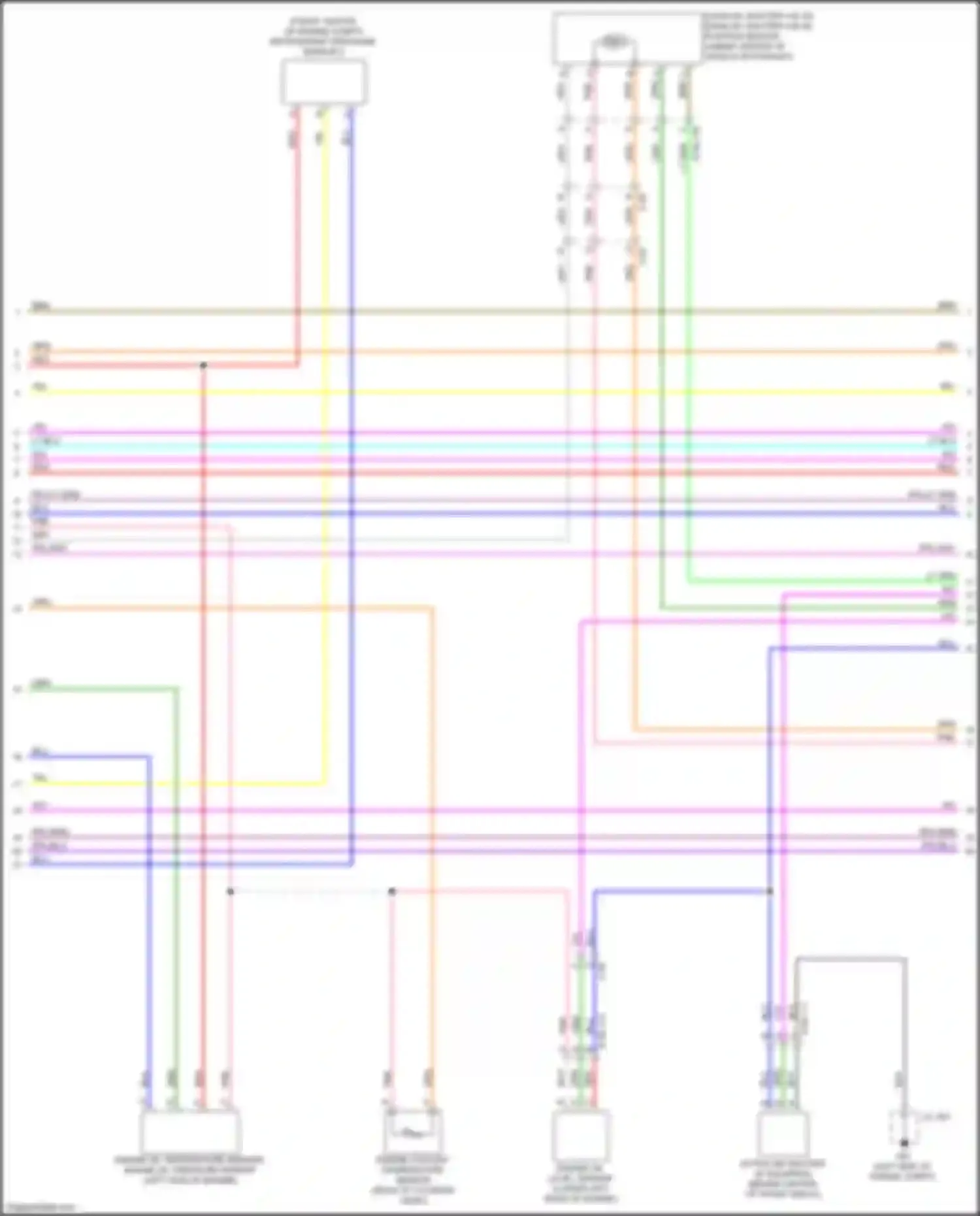 Wiring diagram engine coolant temperature sensor for Mazda CX-50 I (2021-2024)