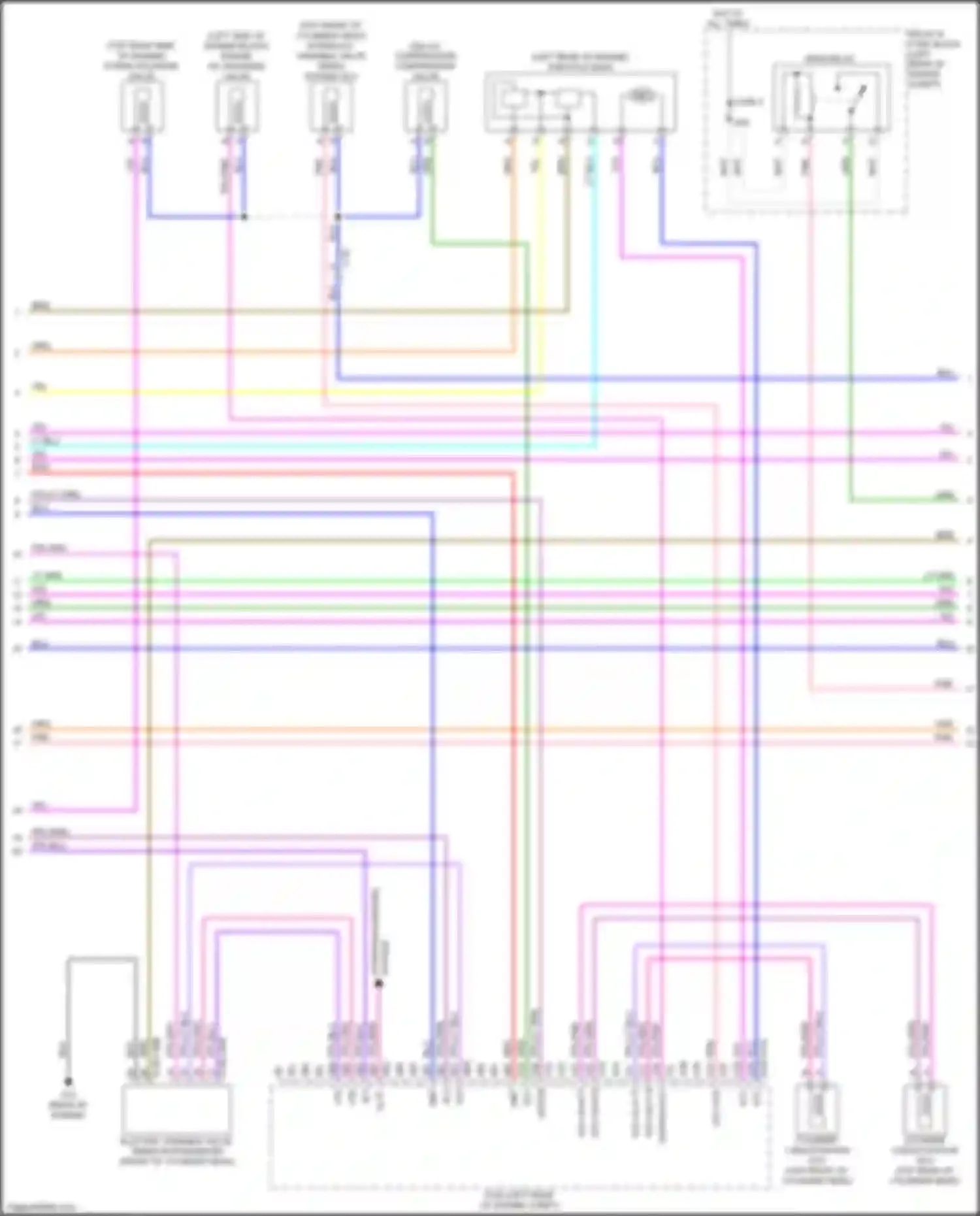 Wiring diagram purge solenoid valve for Mazda CX-50 I (2021-2024) (1 of 2)