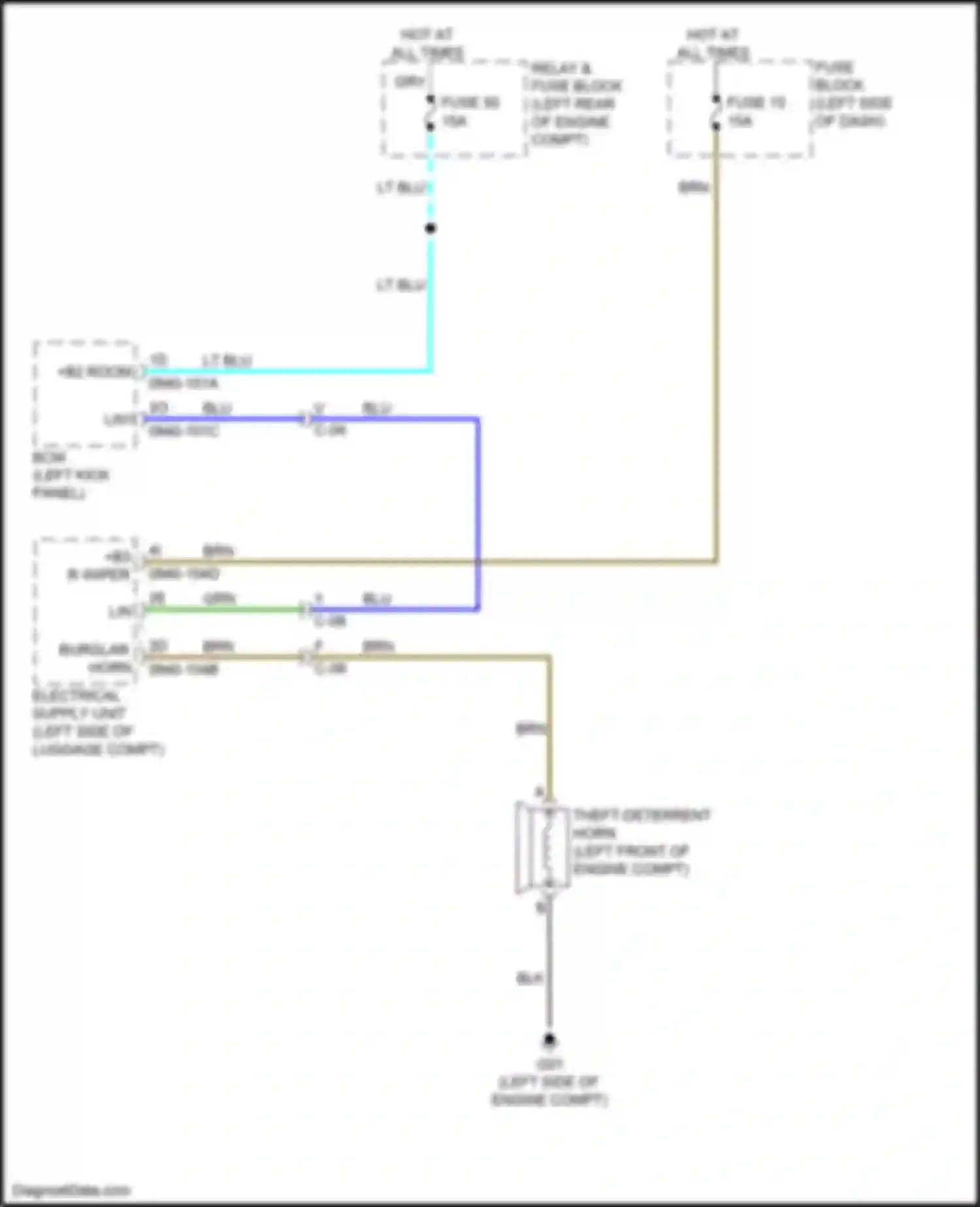 Wiring diagram r wiper for Mazda CX-50 I (2021-2024) (1 of 1)