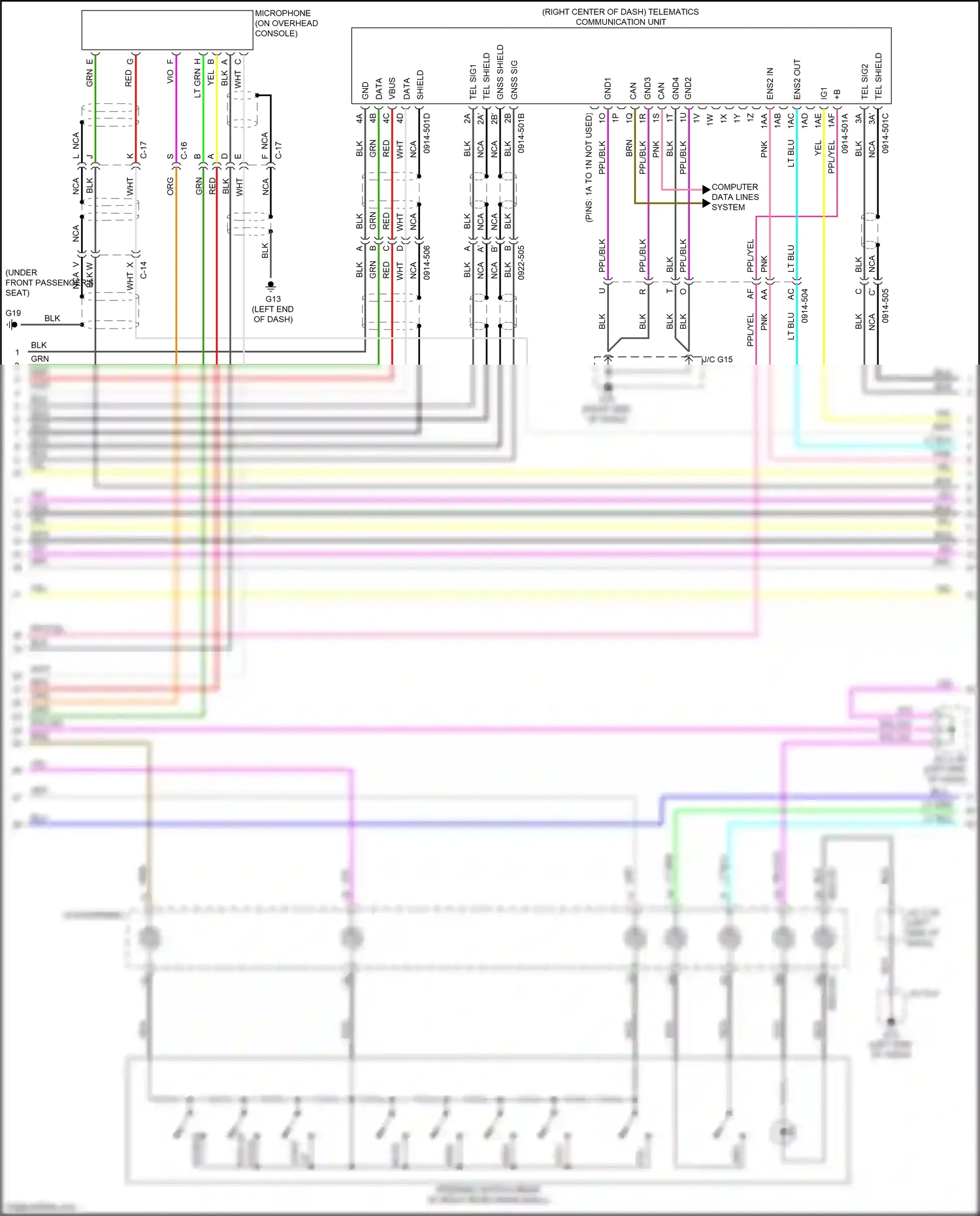 Mazda CX-50 I (2021-2024) source wiring diagram  (1 of 4)