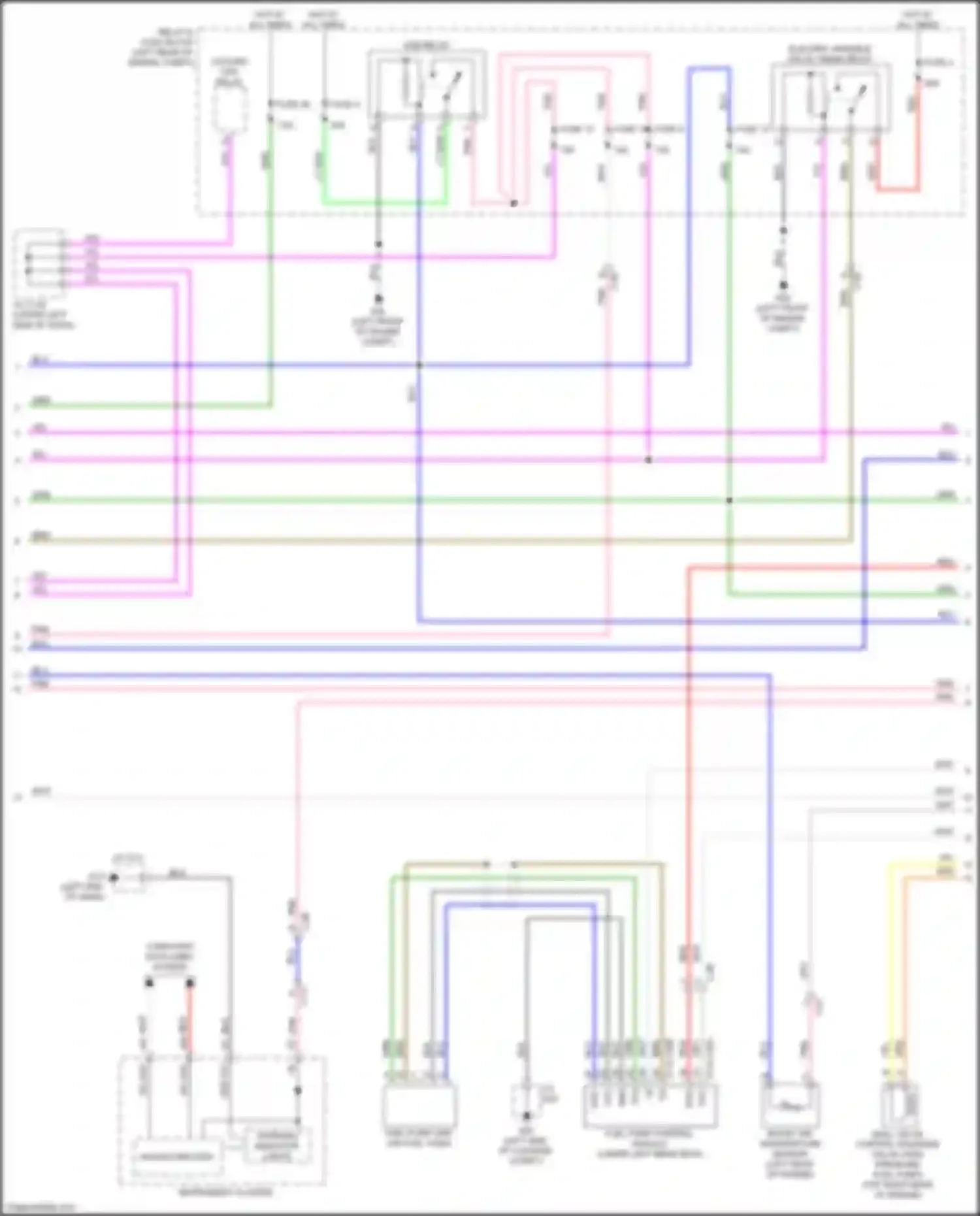 Wiring diagram sub relay for Mazda CX-50 I (2021-2024) (4 of 4)