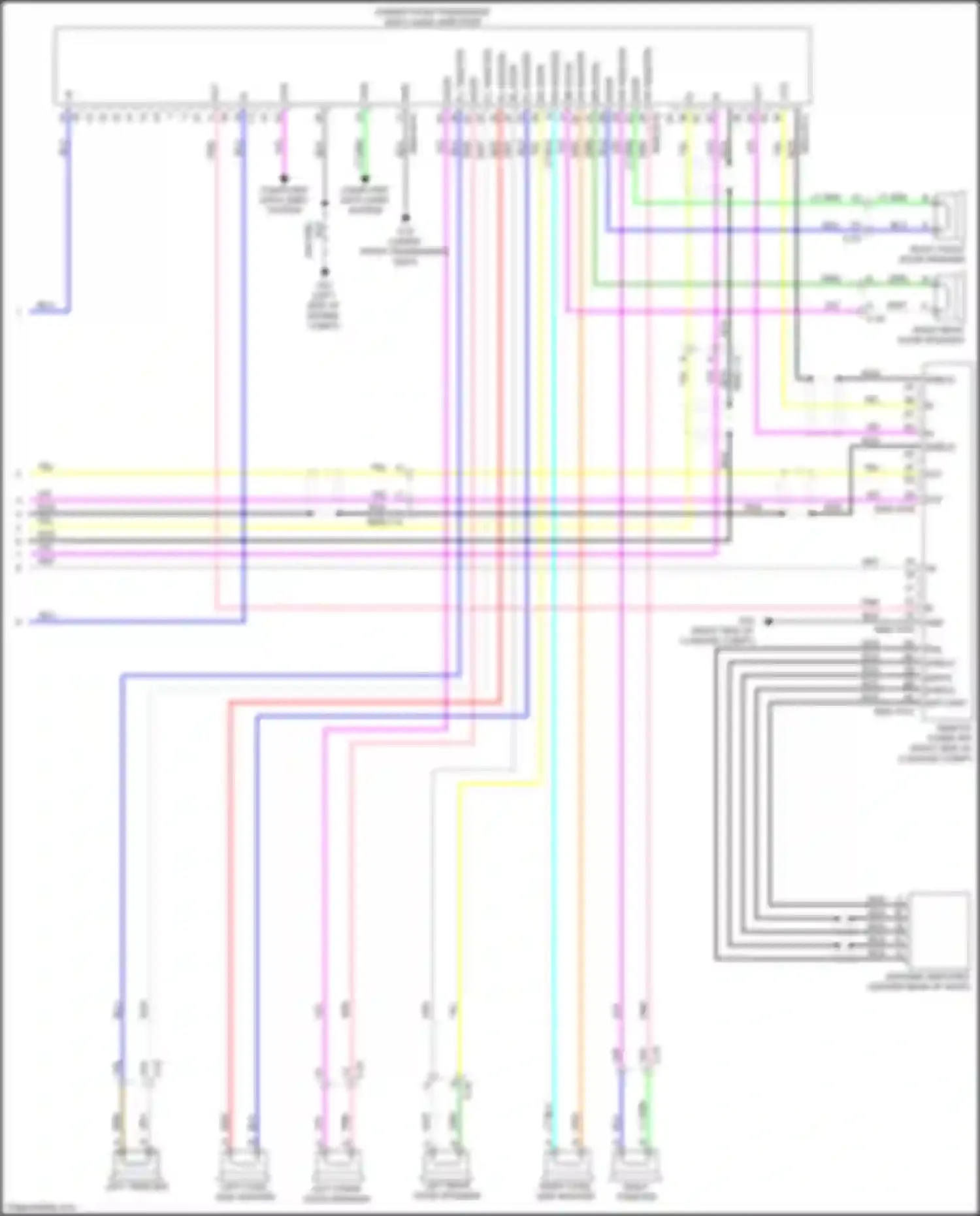 Wiring diagram left tweeter for Mazda CX-50 I (2021-2024)