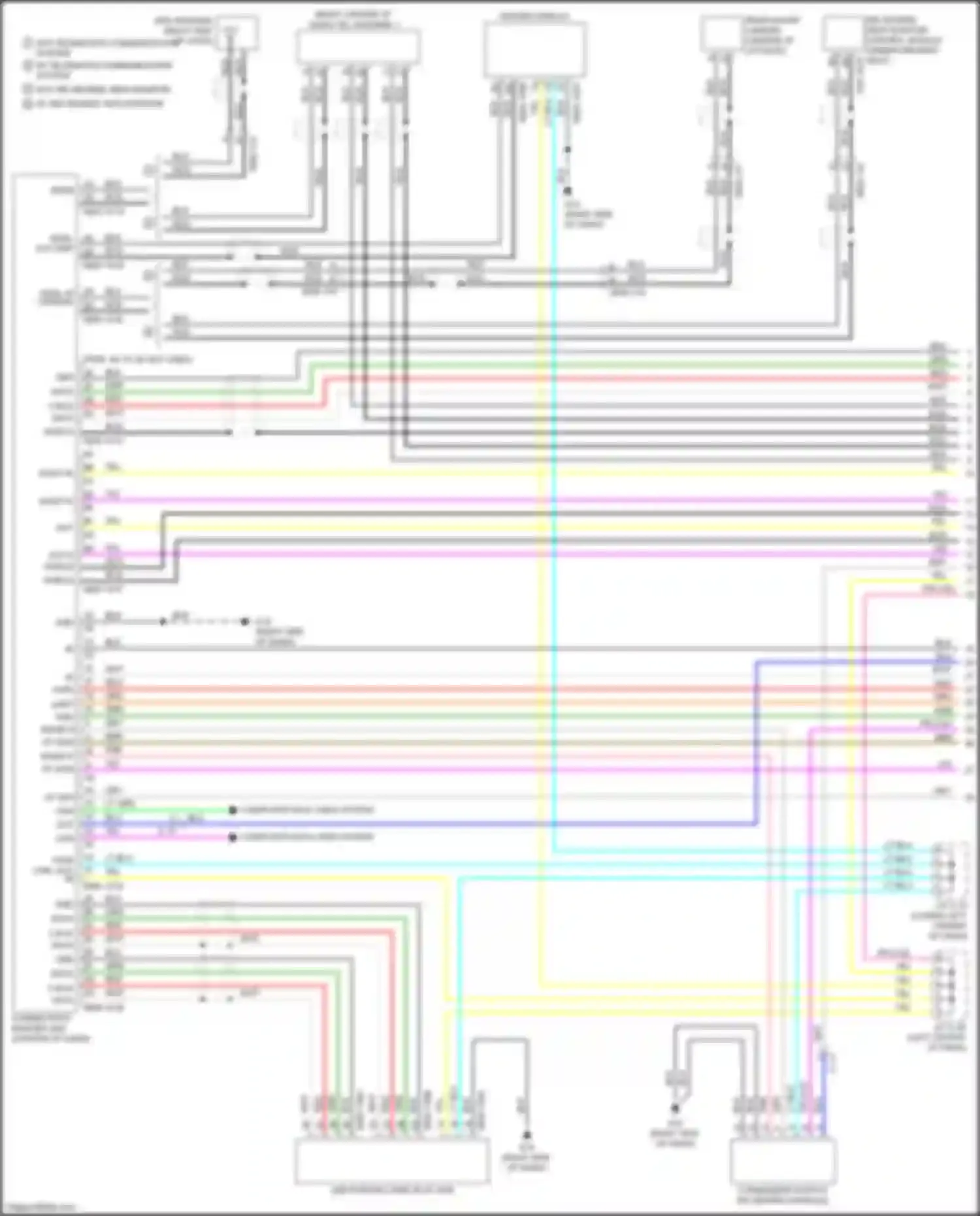 Wiring diagram w/ telematics communication system for Mazda CX-50 I (2021-2024) (2 of 5)