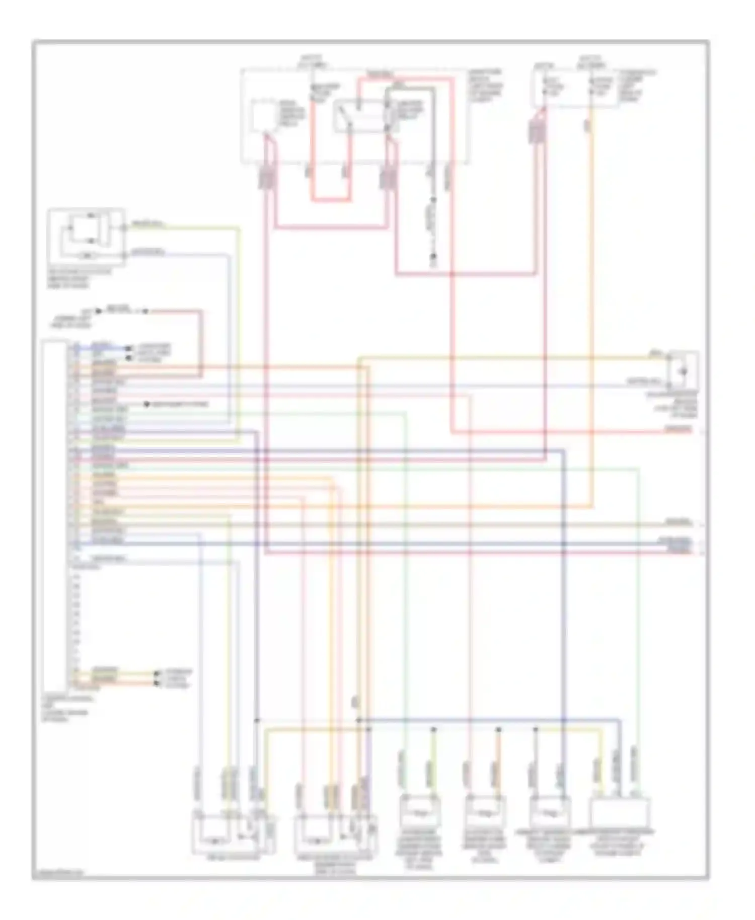 CX-7 Mazda I facelift (2009-2012): Automatic a/c circuit (1 of 2)