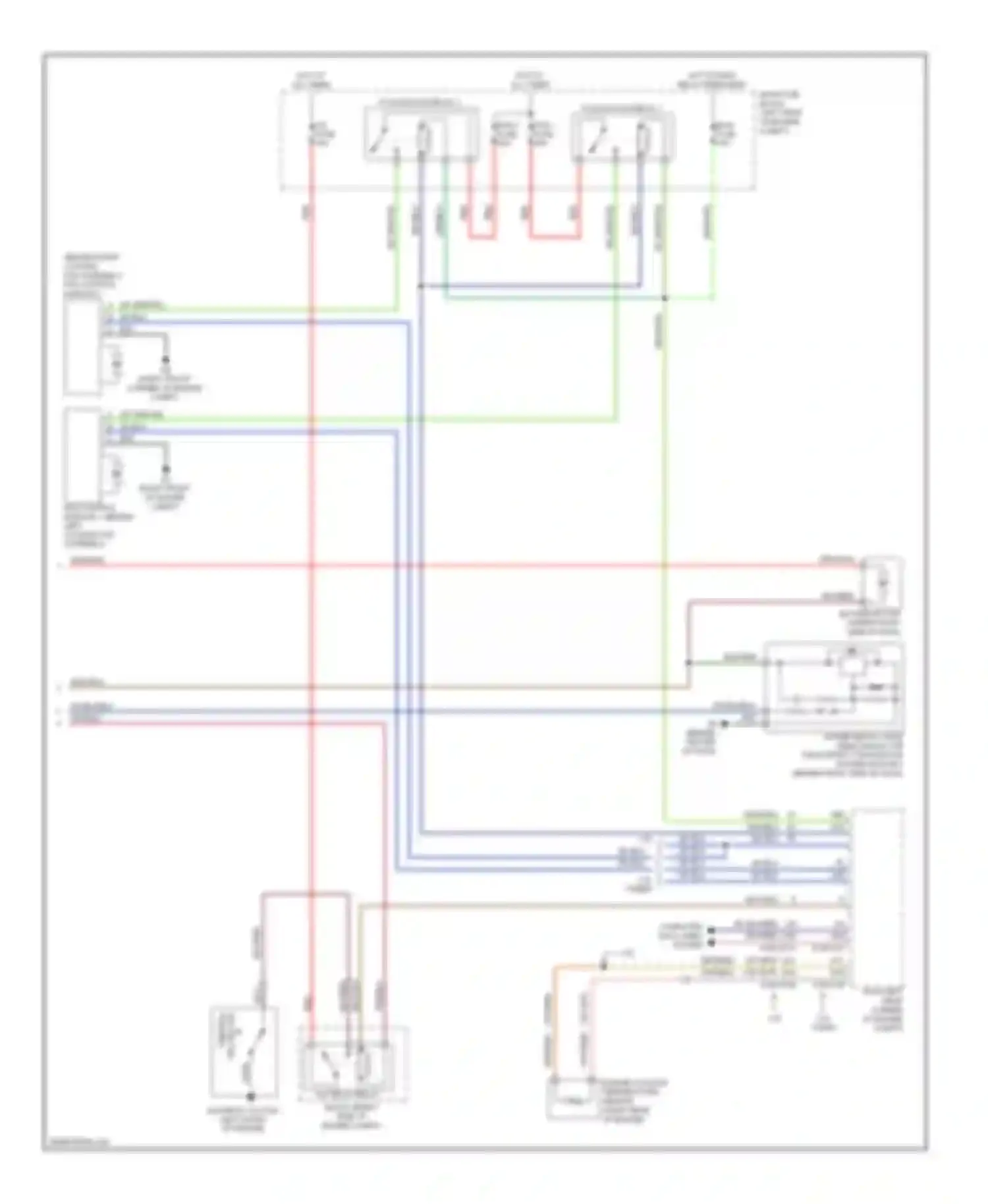 CX-7 Mazda I facelift (2009-2012): Automatic a/c circuit (2 of 2)
