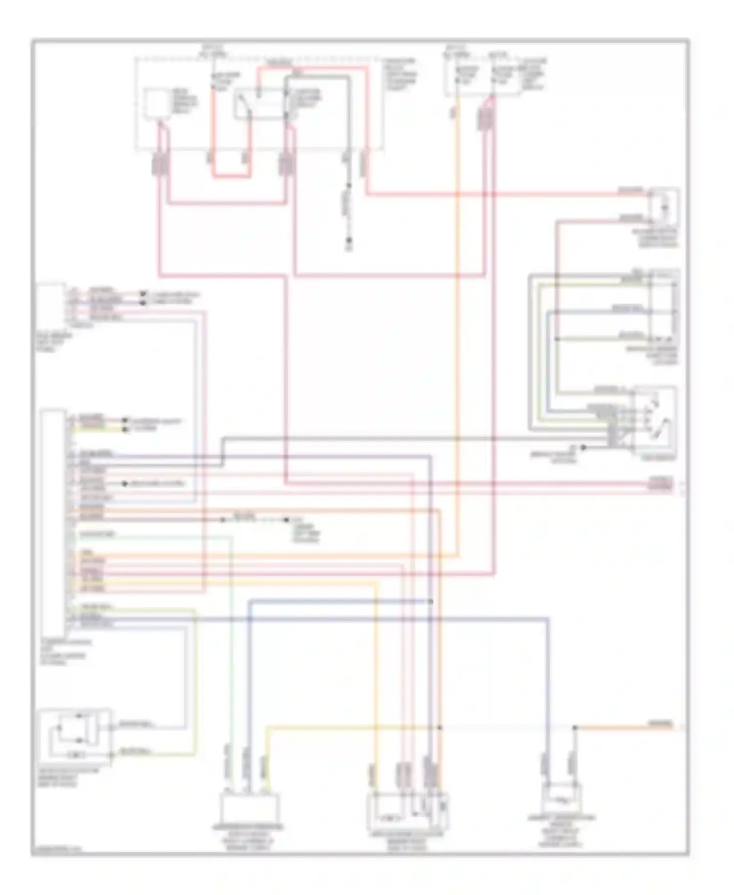 CX-7 Mazda I facelift (2009-2012): Manual a/c circuit (1 of 2)