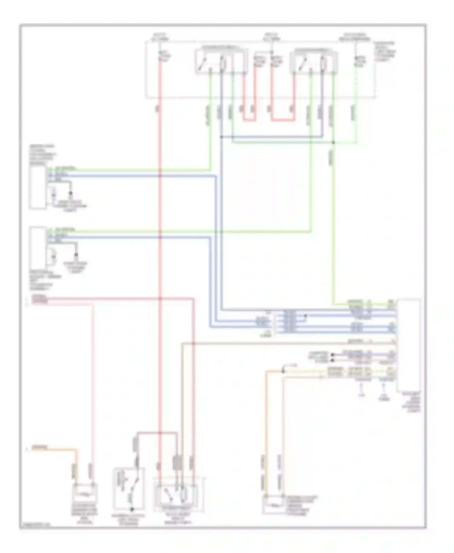 CX-7 Mazda I facelift (2009-2012): Manual a/c circuit (2 of 2)
