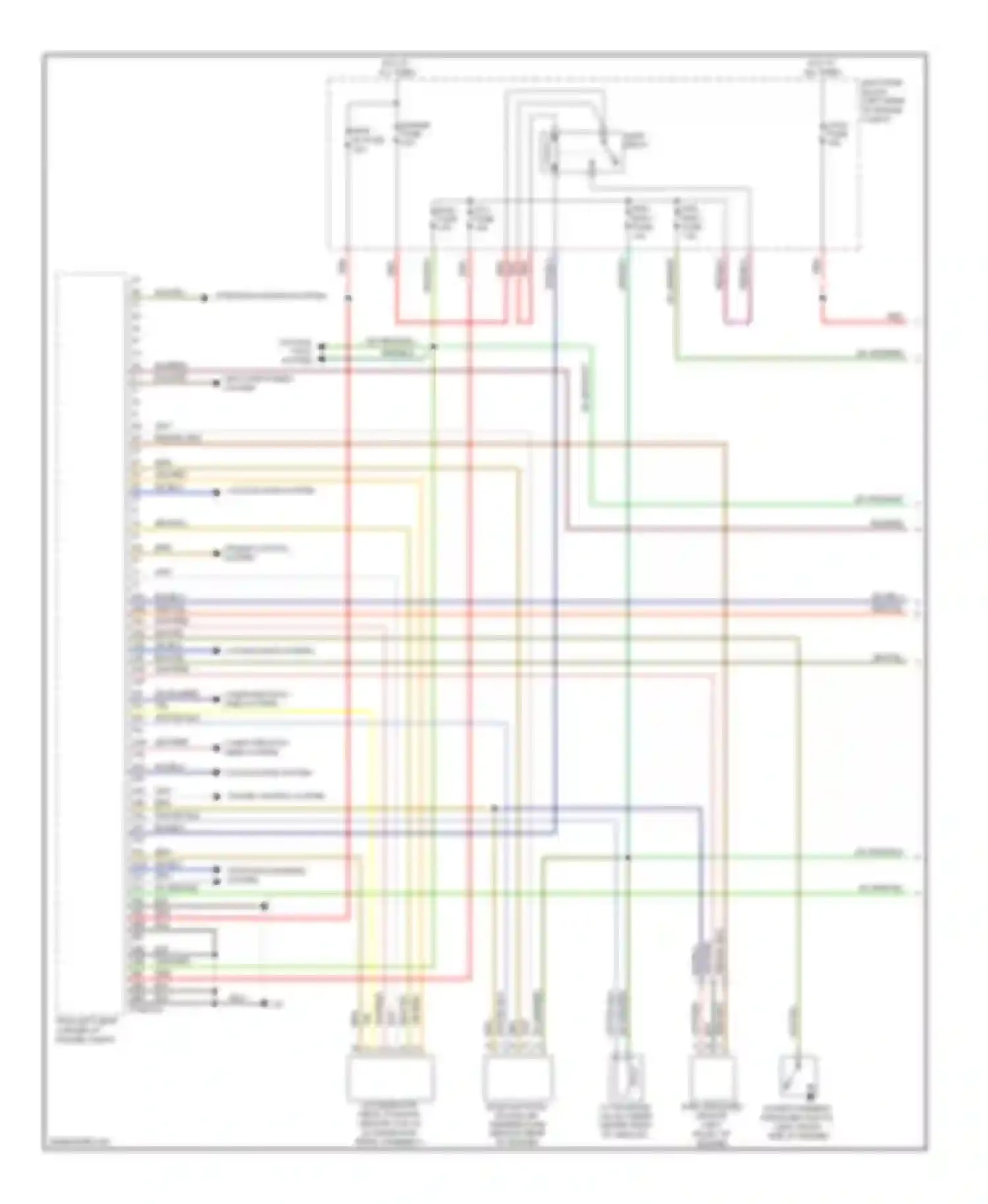 CX-7 Mazda I facelift (2009-2012): Wiring diagram engine performance 2.3l turbo (1 of 4)