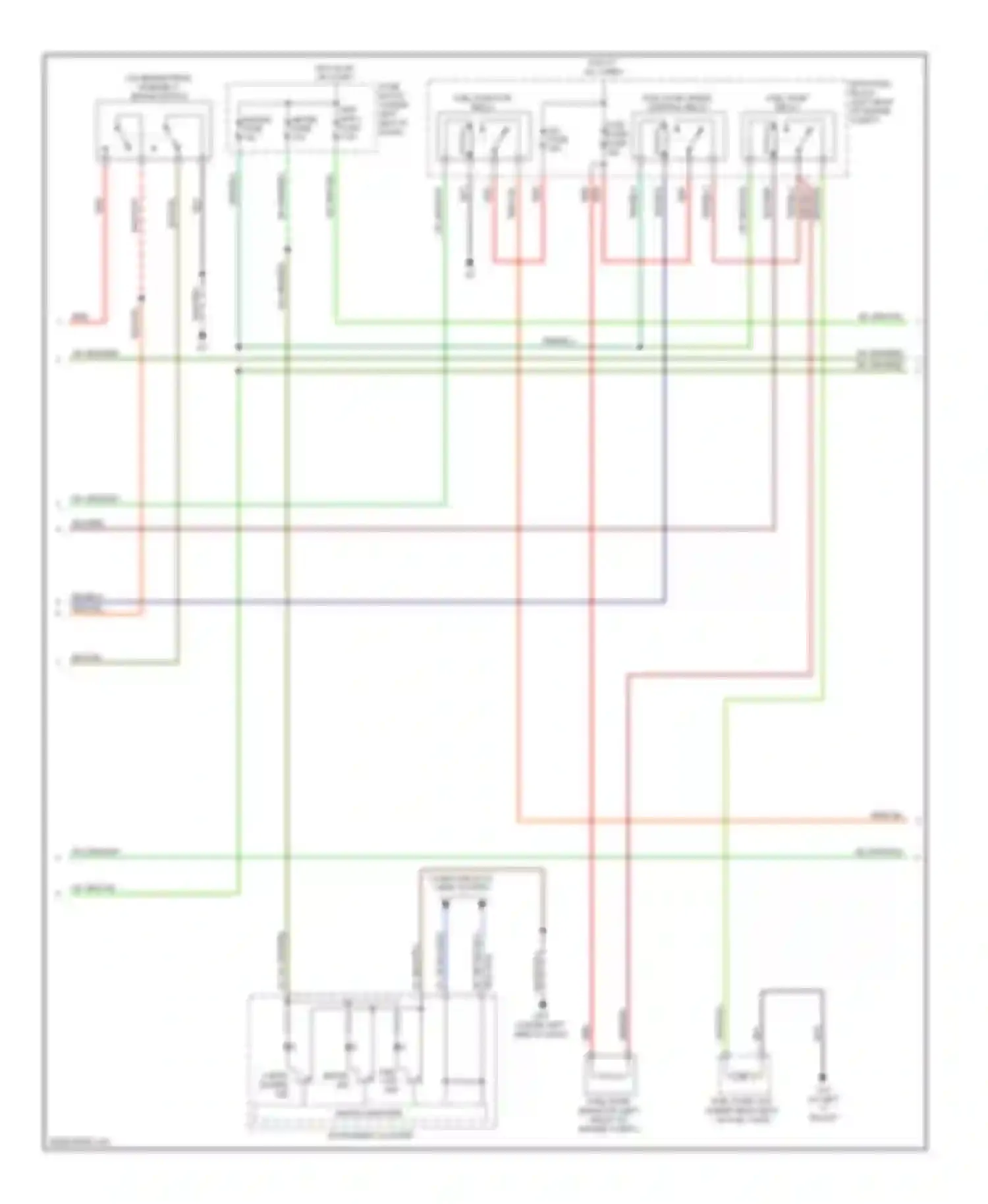 CX-7 Mazda I facelift (2009-2012): Wiring diagram engine performance 2.3l turbo (2 of 4)