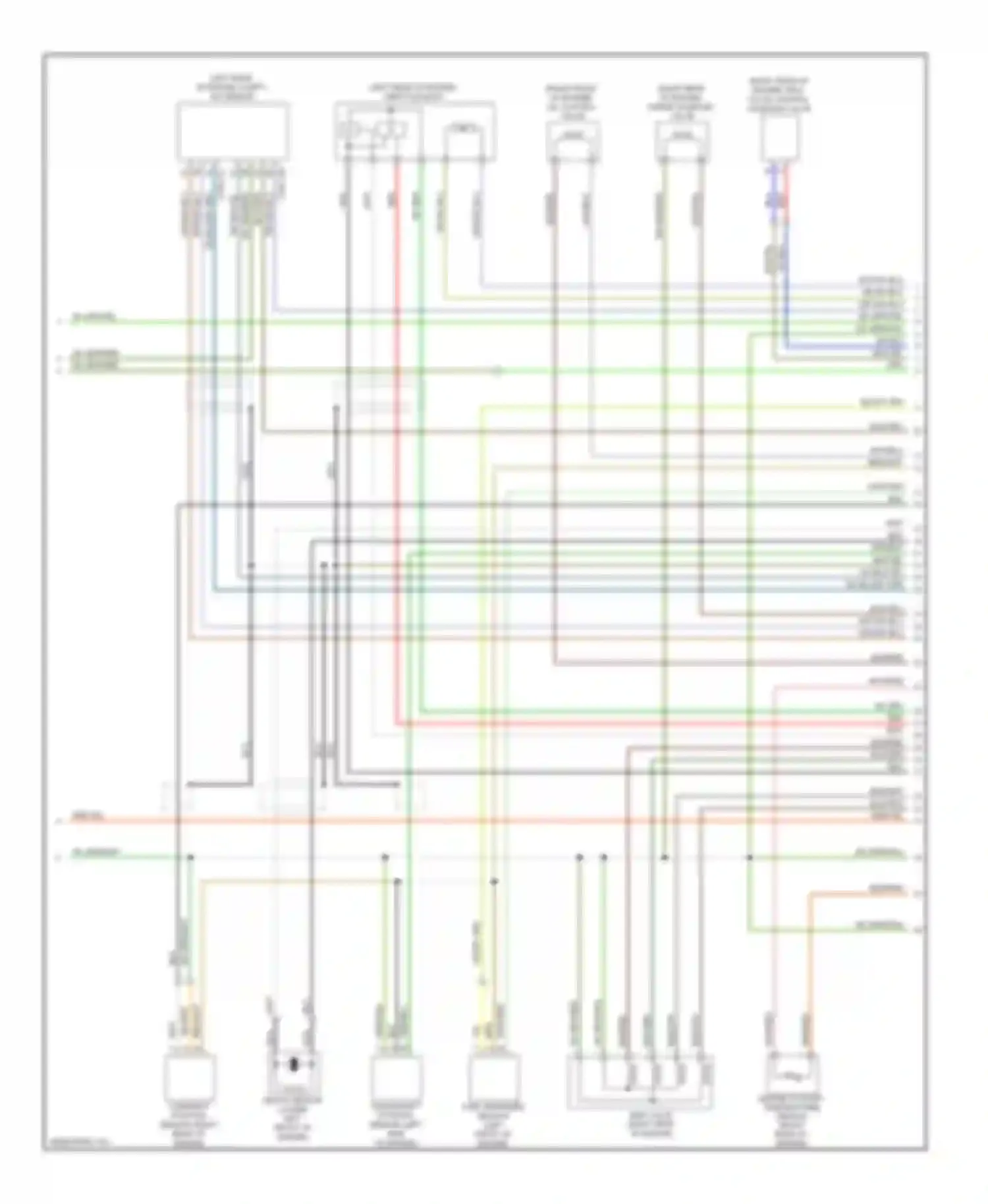 CX-7 Mazda I facelift (2009-2012): Wiring diagram engine performance 2.3l turbo (3 of 4)