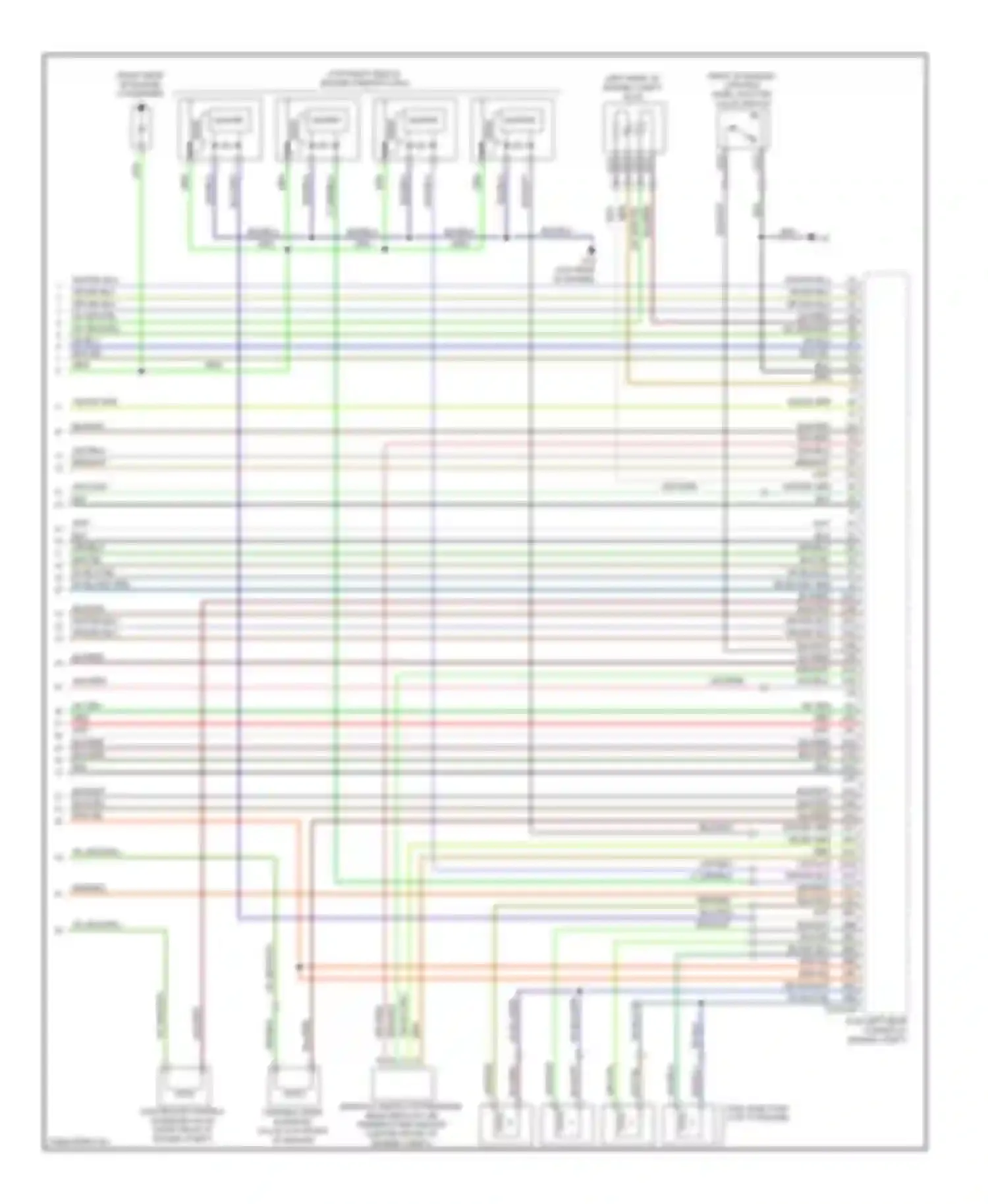 CX-7 Mazda I facelift (2009-2012): Wiring diagram engine performance 2.3l turbo (4 of 4)