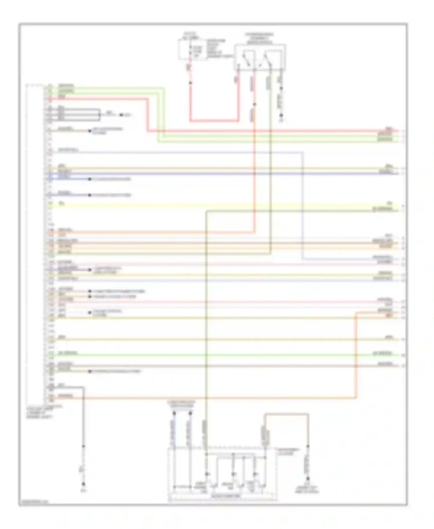 CX-7 Mazda I facelift (2009-2012): Wiring diagram engine performance 2.5l (1 of 4)