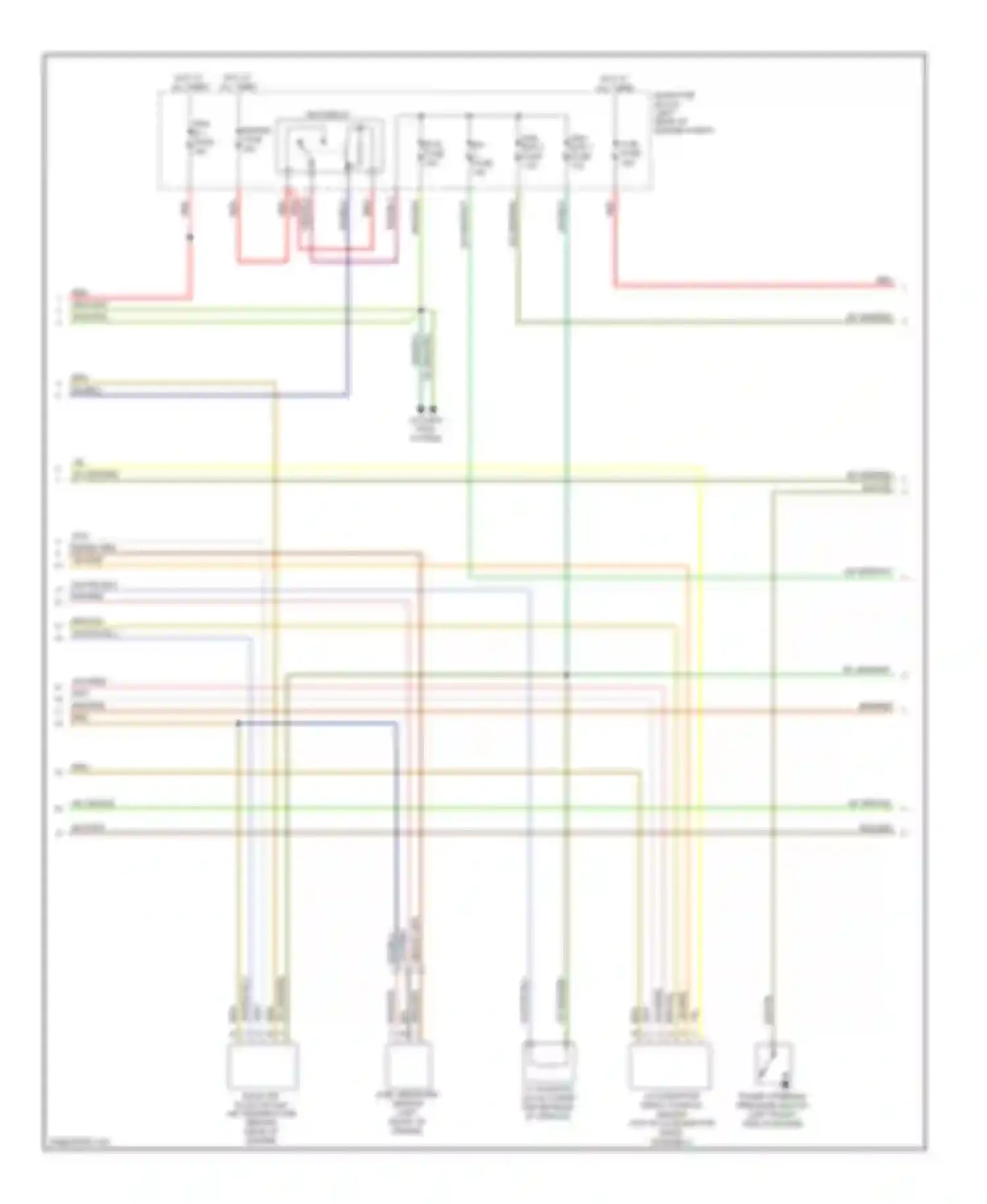 CX-7 Mazda I facelift (2009-2012): Wiring diagram engine performance 2.5l (2 of 4)