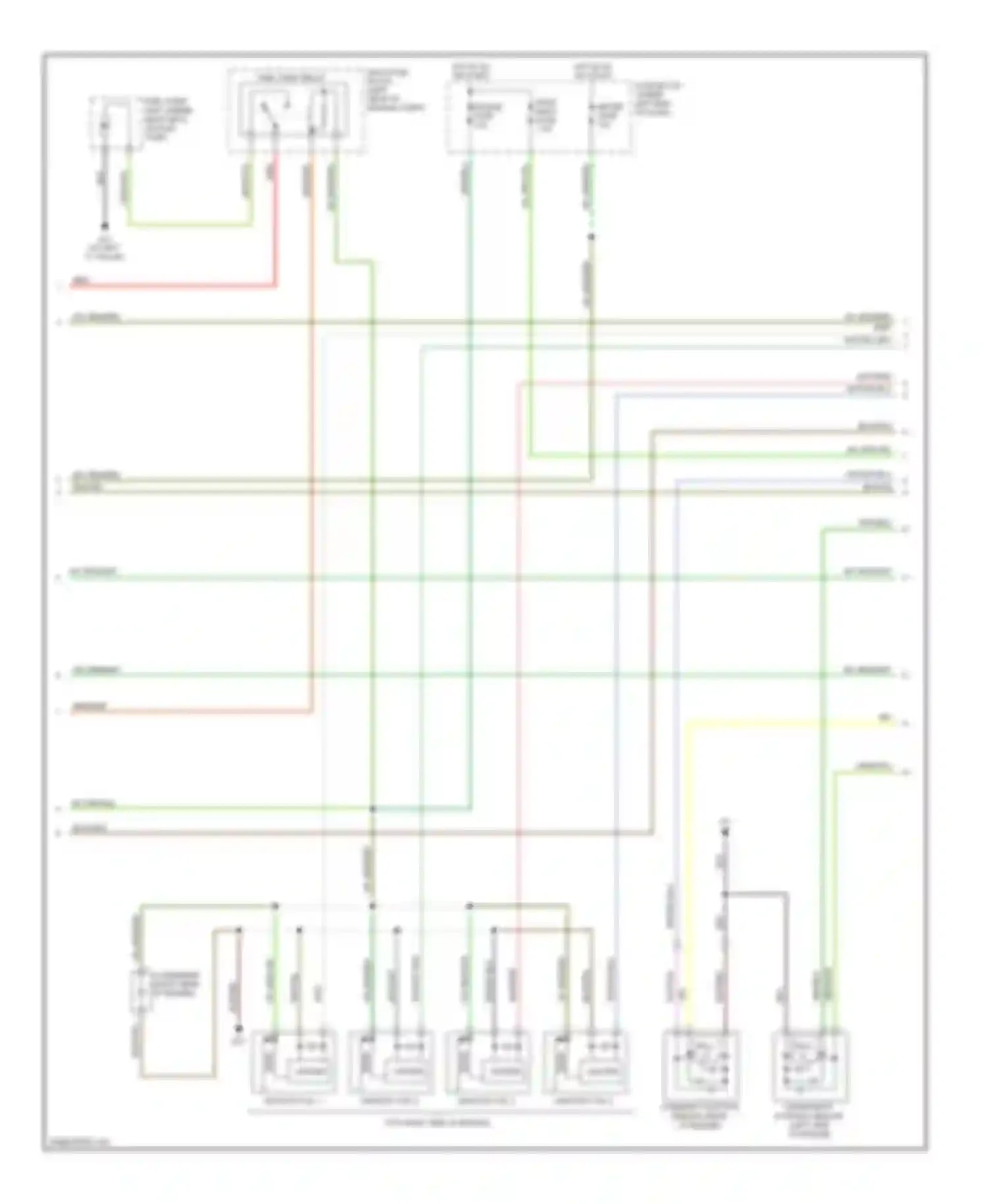 CX-7 Mazda I facelift (2009-2012): Wiring diagram engine performance 2.5l (3 of 4)