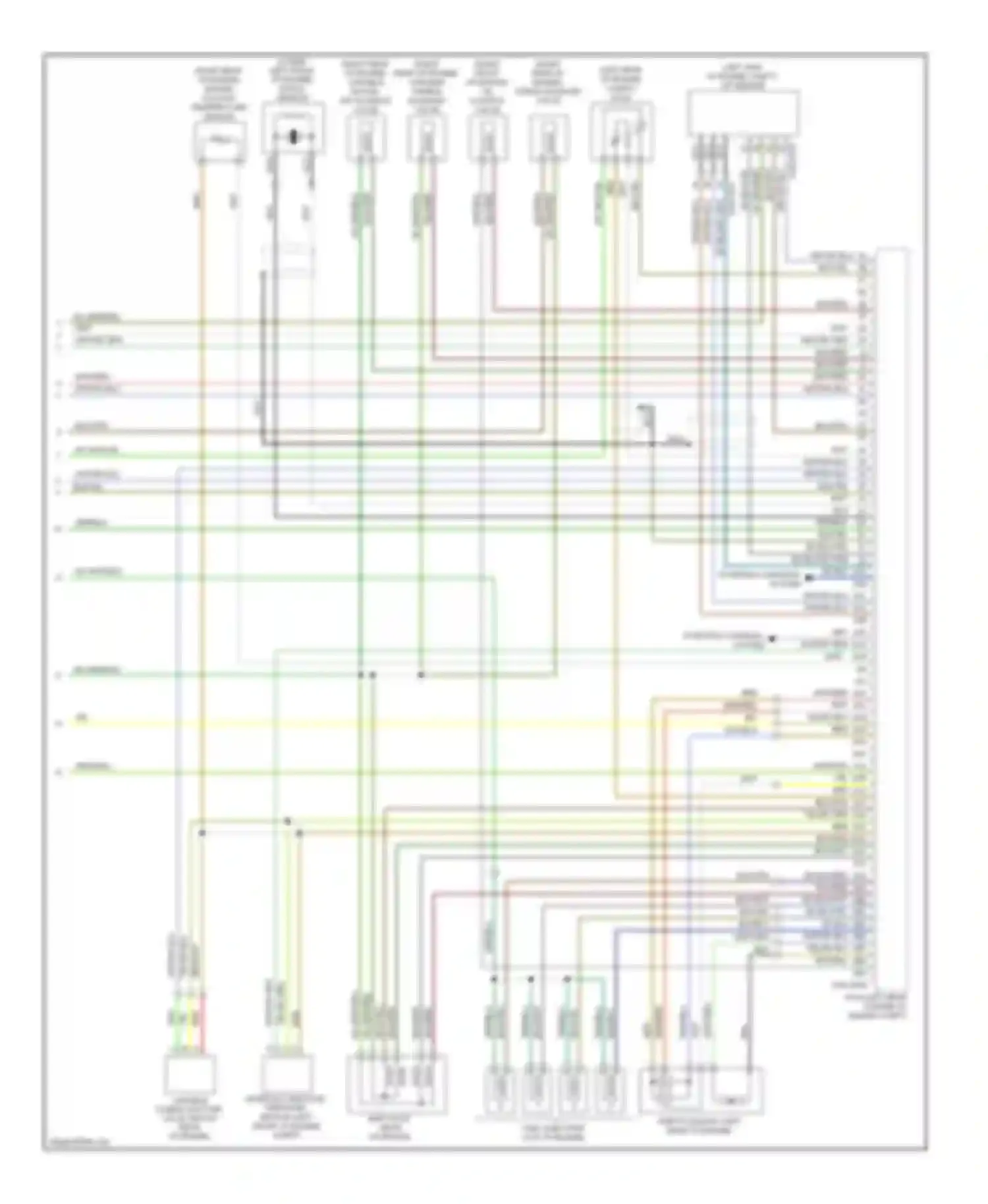 CX-7 Mazda I facelift (2009-2012): Wiring diagram engine performance 2.5l (4 of 4)