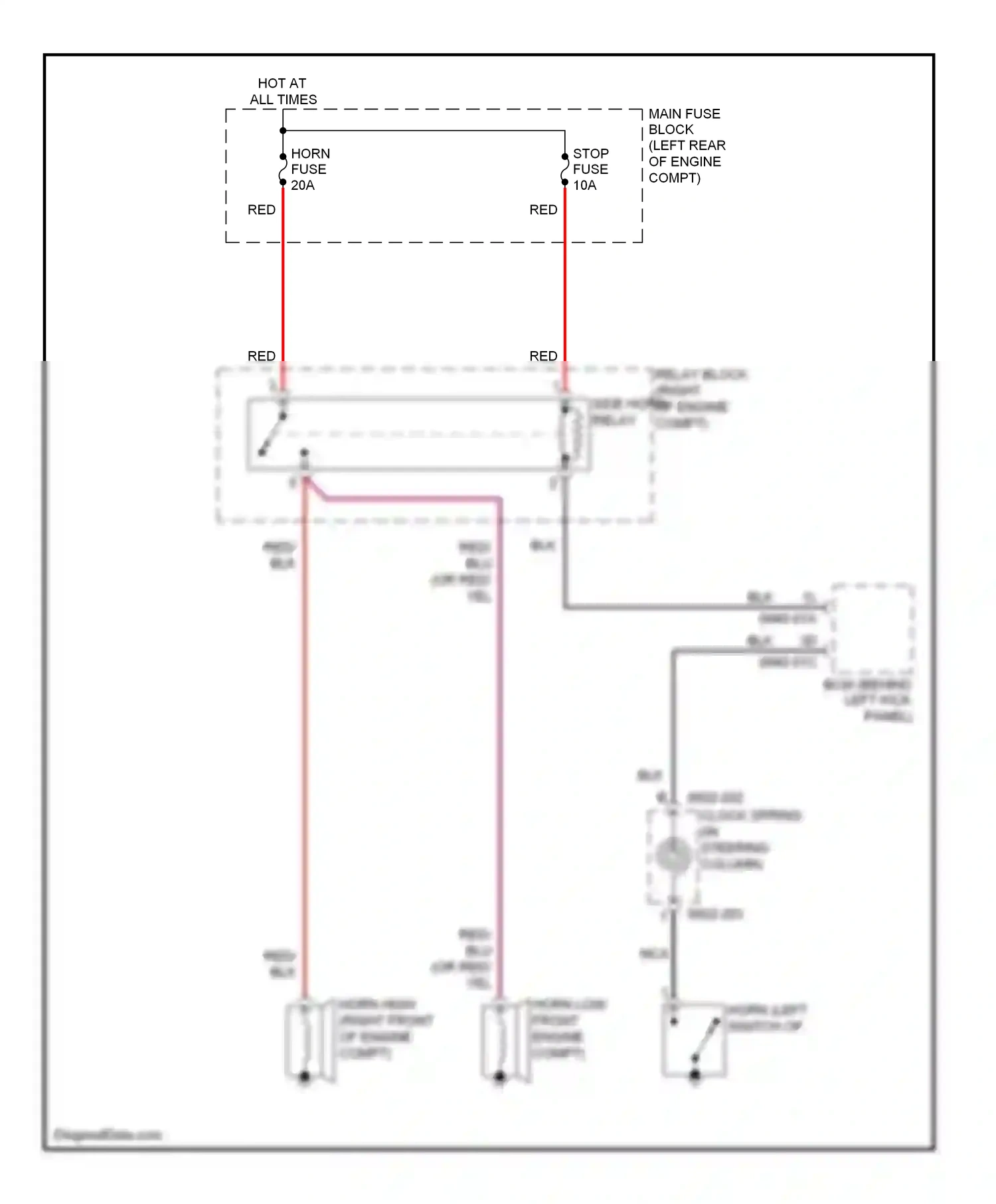 Mazda CX-7 I facelift (2009-2012) blk wiring diagram  (26 of 61)