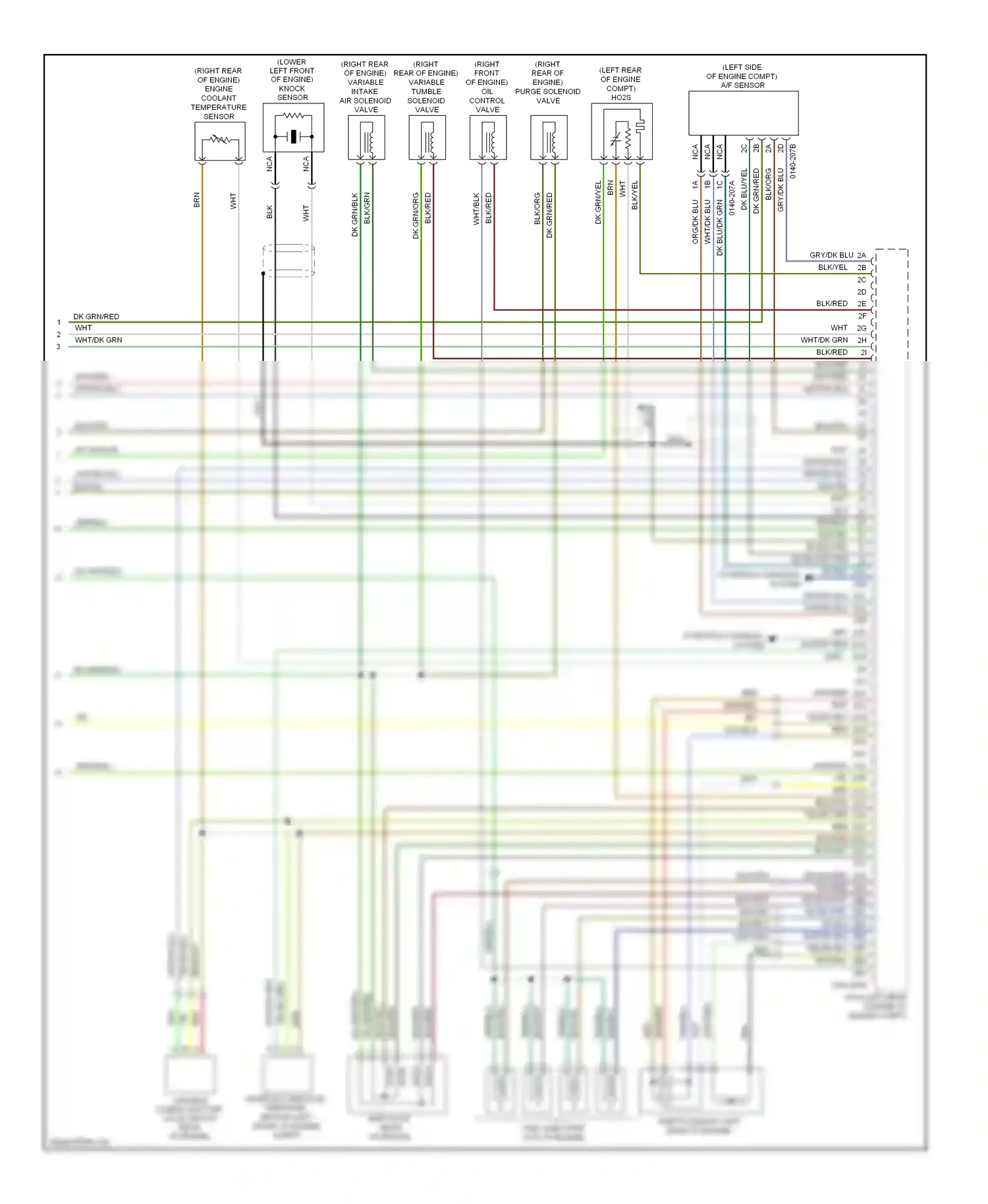 Mazda CX-7 I facelift (2009-2012) blk/org wiring diagram  (20 of 48)